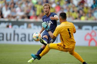 Harry Kane Keylor Navas Real Madrid Tottenham Audi Cup