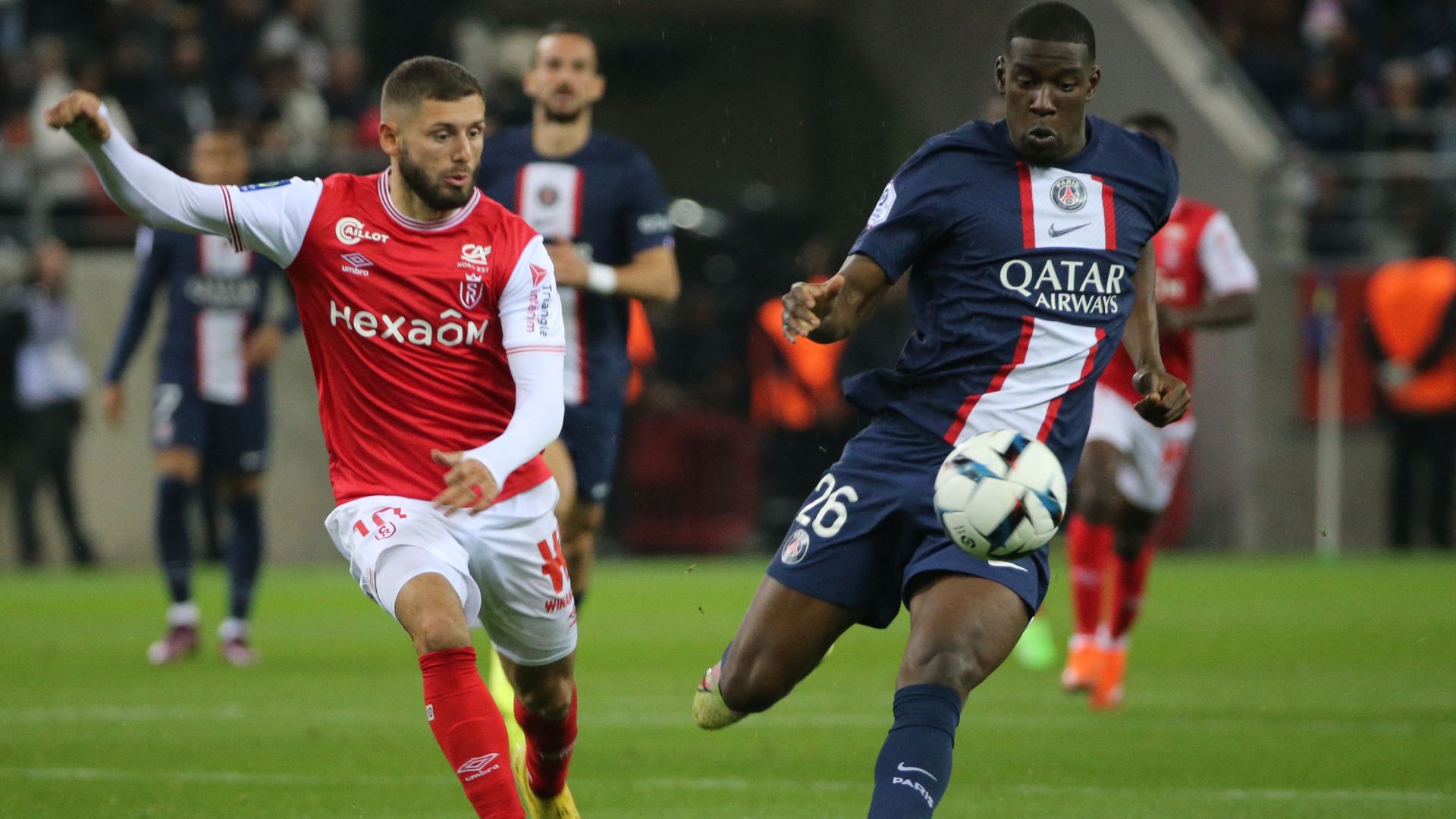 Reims PSG Nordi Mukiele