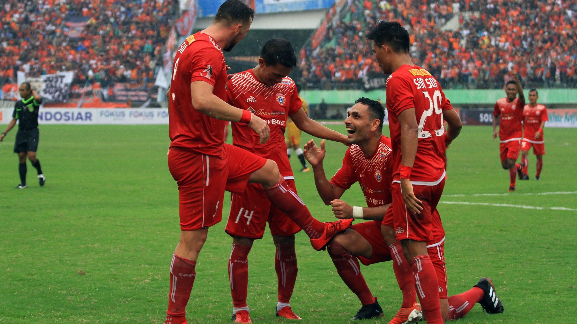 Selebrasi Marko Simic Persija Jakarta