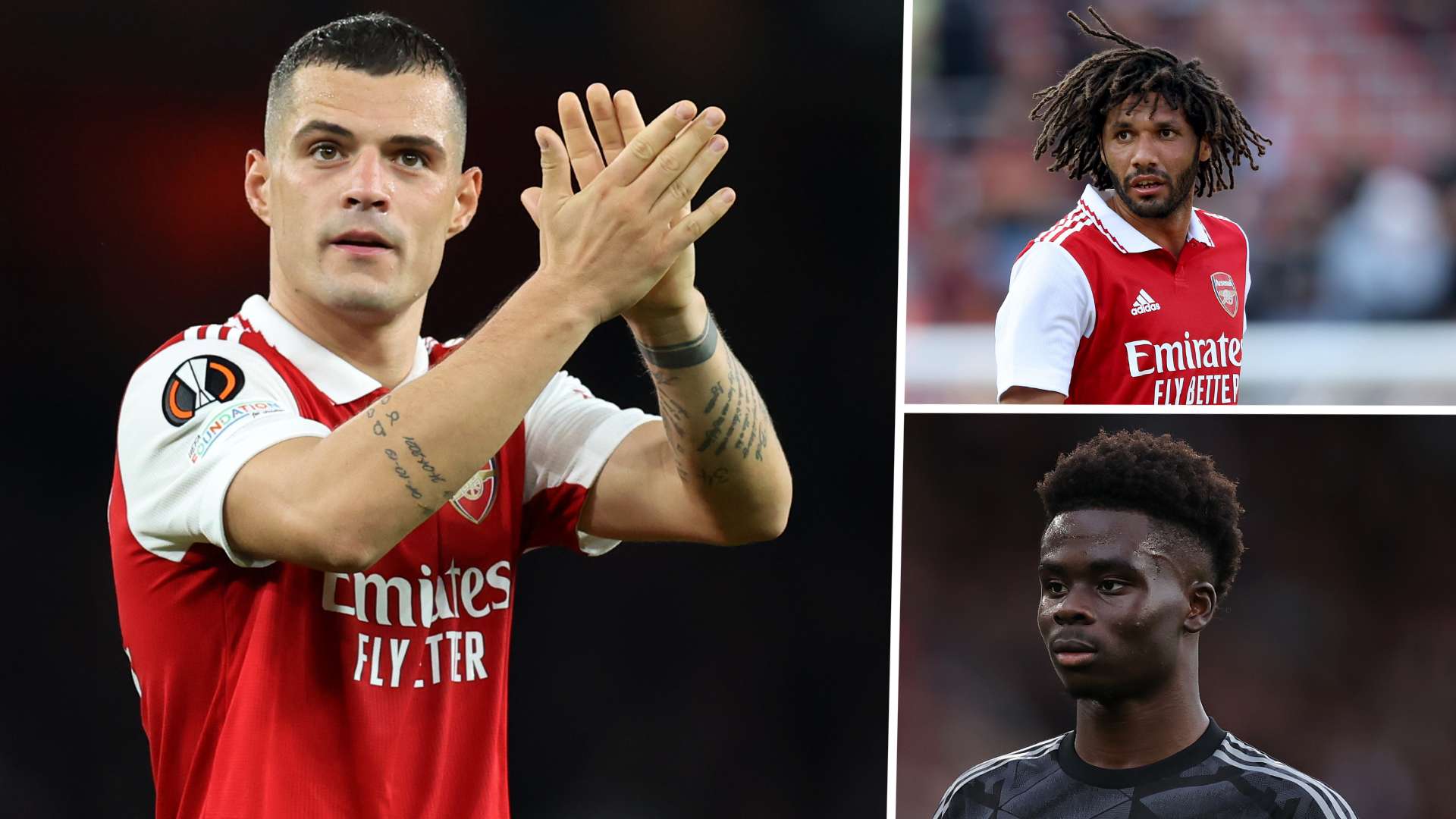 Xhaka Elneny Saka