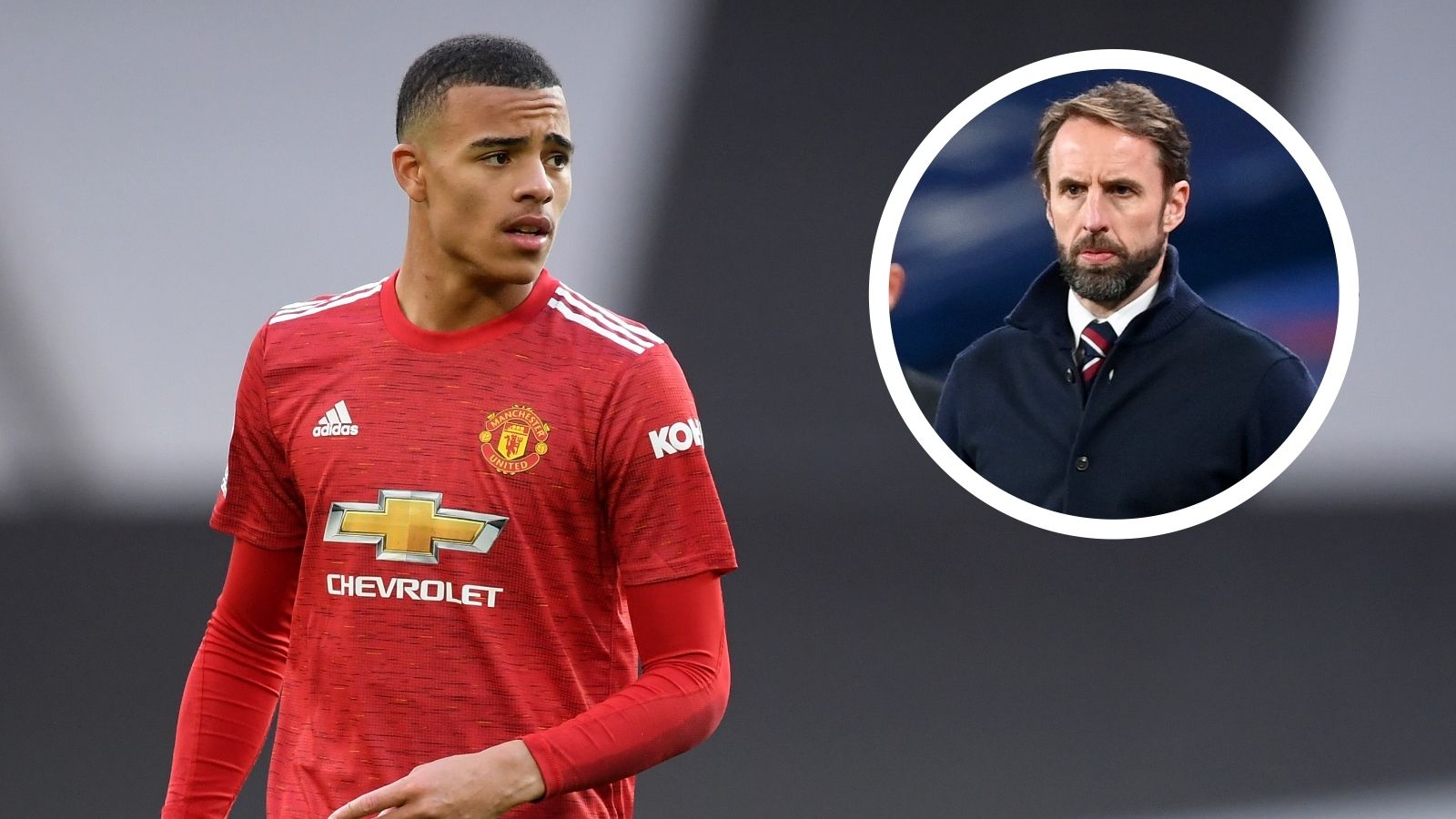 Mason Greenwood Gareth Southgate Manchester United England GFX