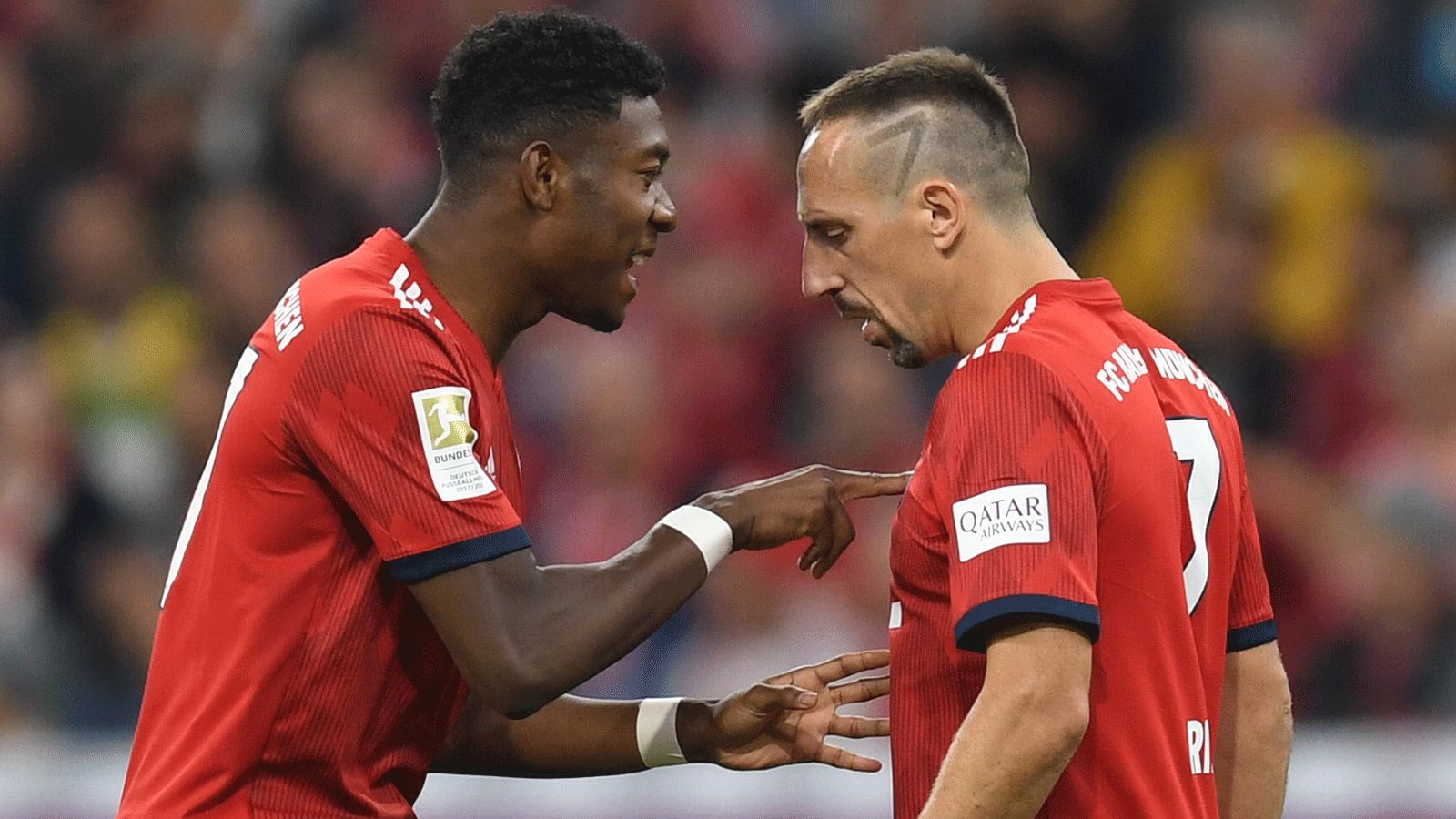 Franck Ribéry, David Alaba, FC Bayern München