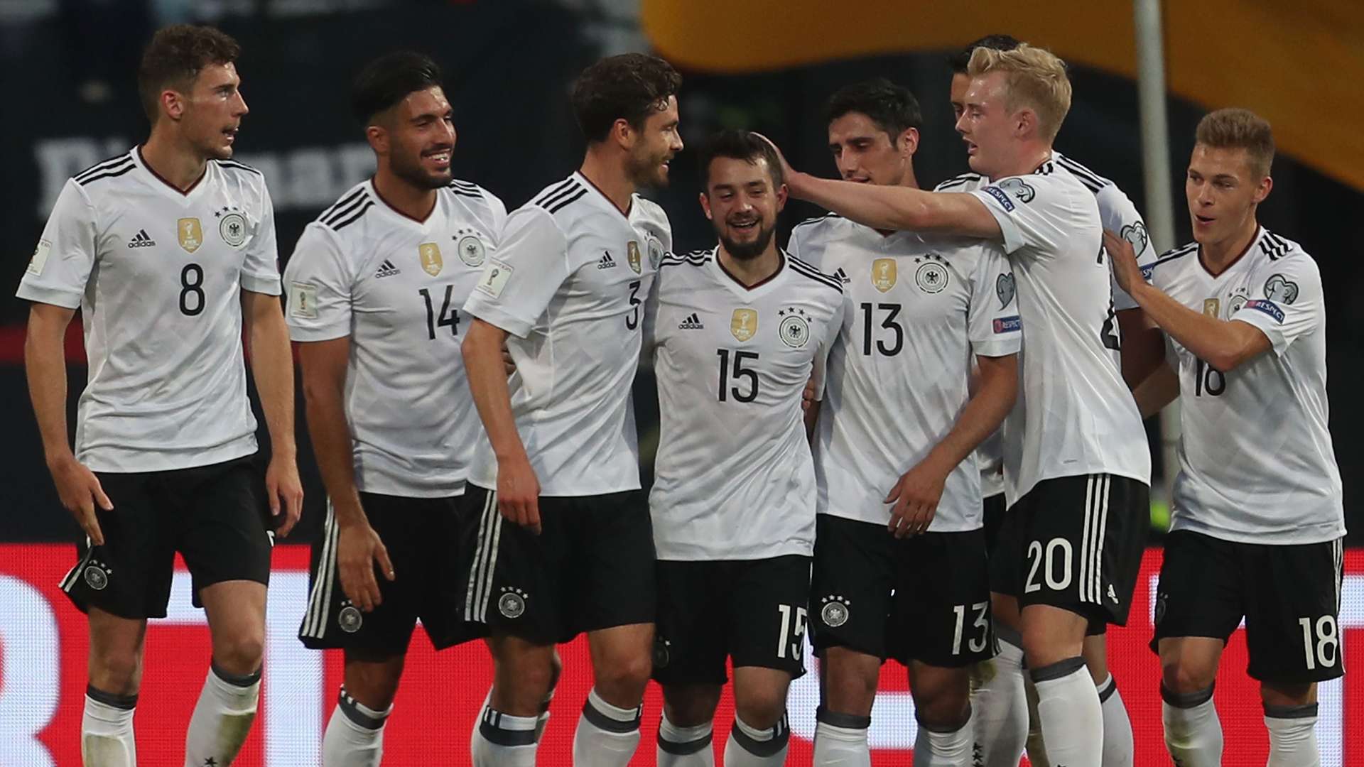 Germany Deutschland DFB San Marino celebrating 10062017