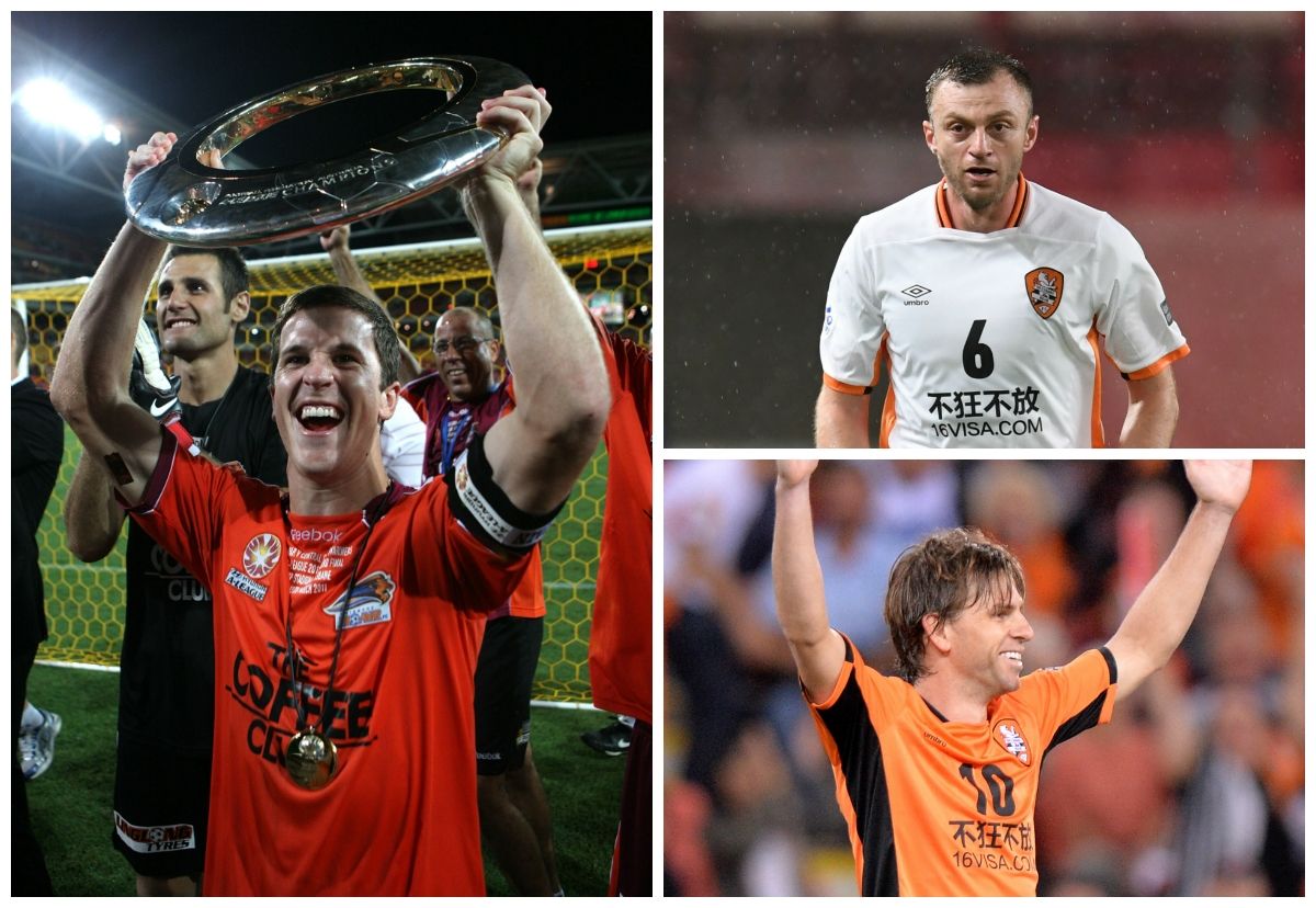Matt McKay Michael Theo Avram Papadopoulos Brett Holman Brisbane Roar A-League AFC Champions League