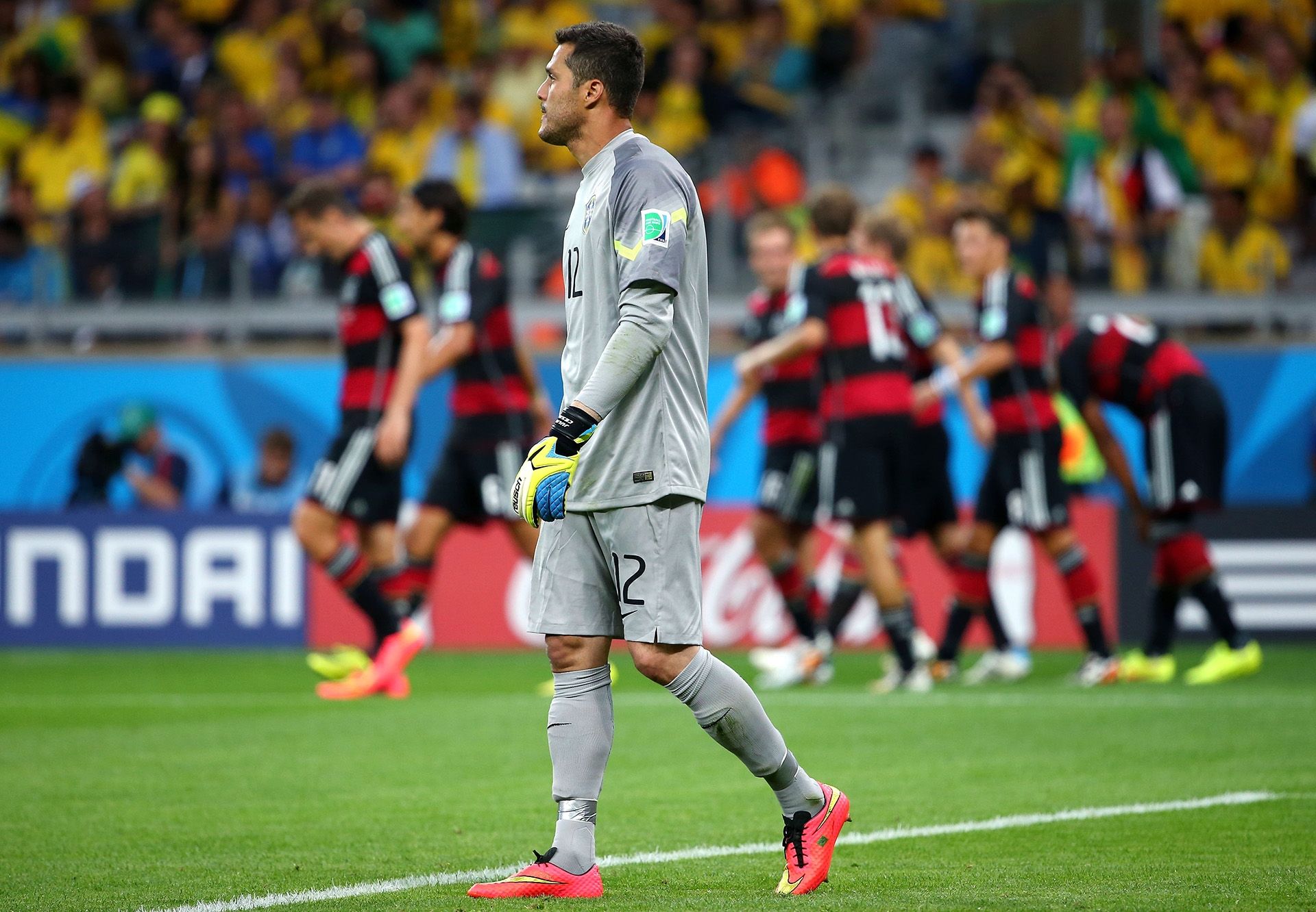 Julio Cesar Brazil Germany 2014 World Cup quarter-final 07082014