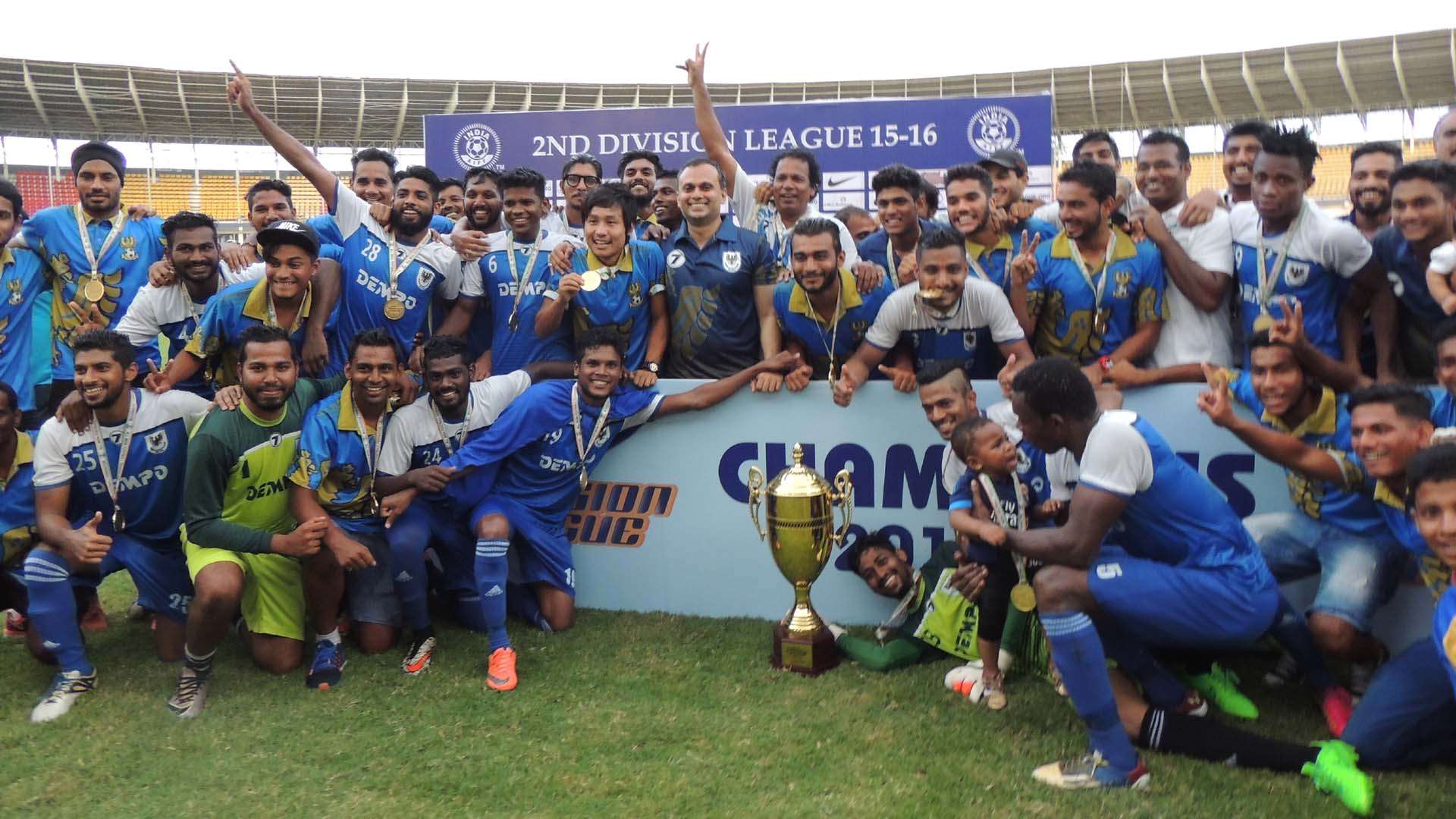 Dempo SC I-league 2nd division Champions 2016