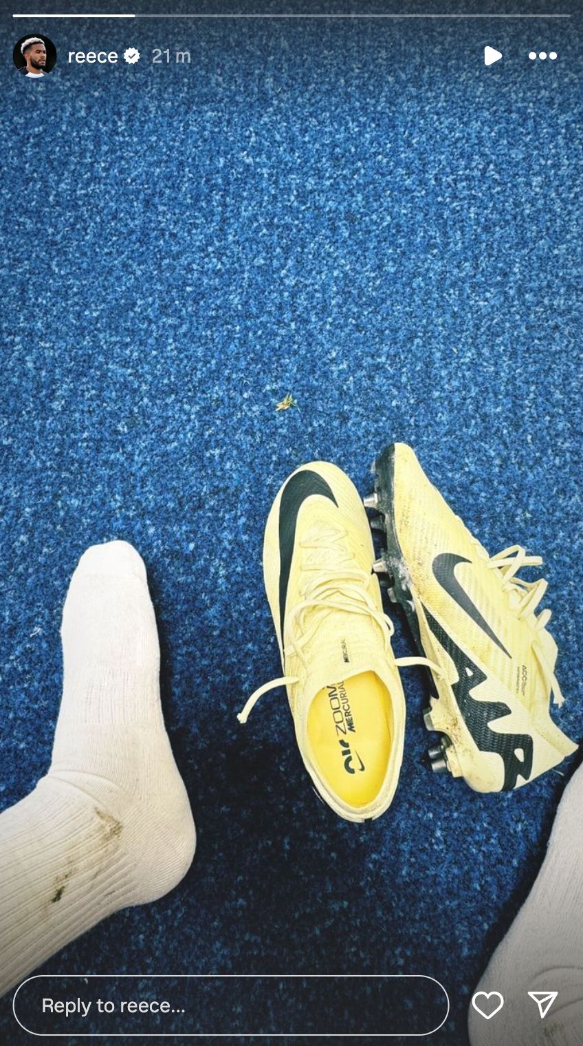 Reece James Chelsea Instagram return training