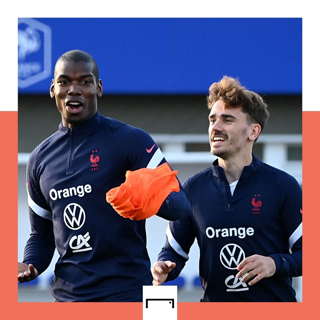 Paul Pogba Antoine Griezmann France GFX 