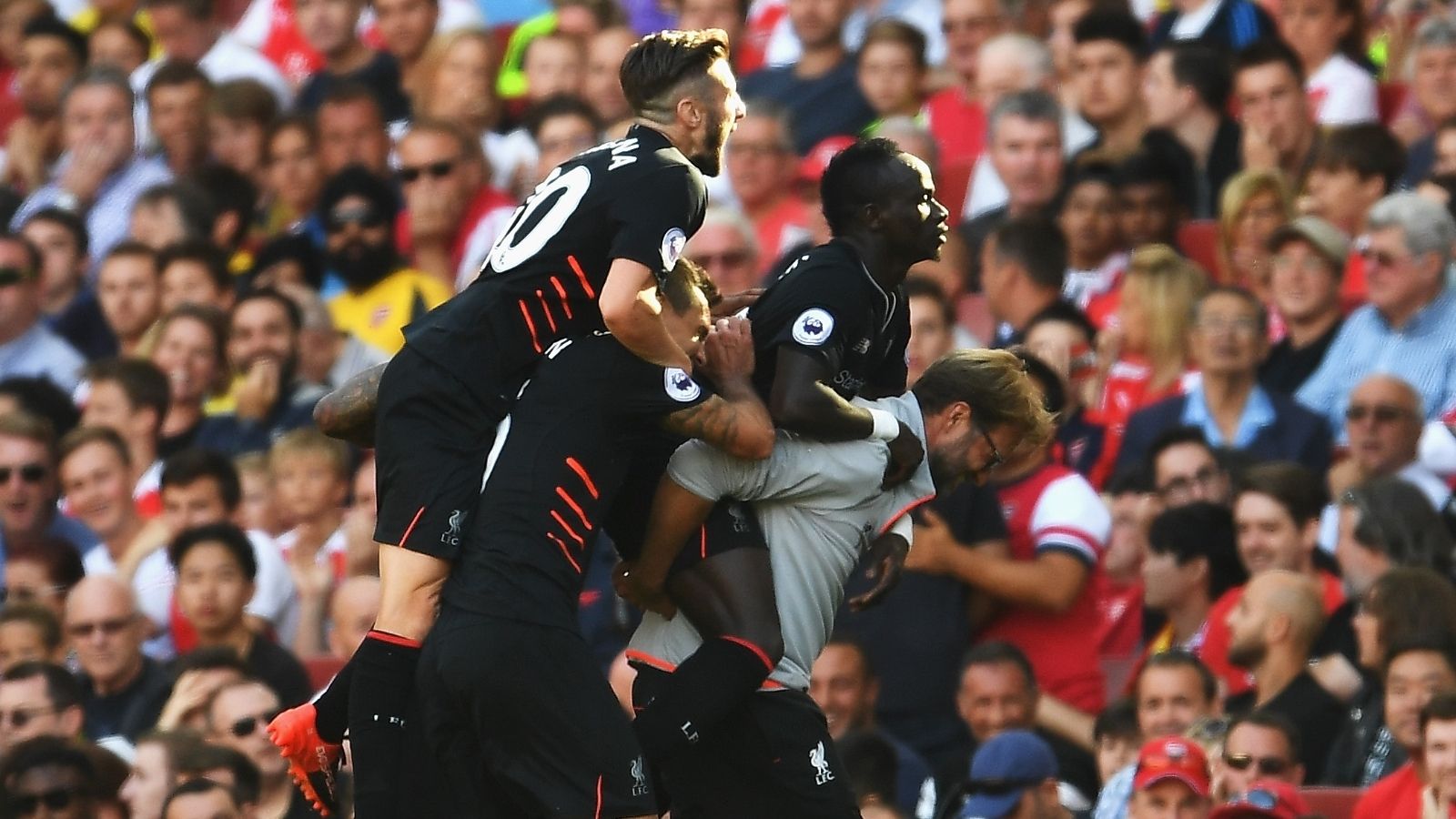 Klopp Mane Liverpool 2016