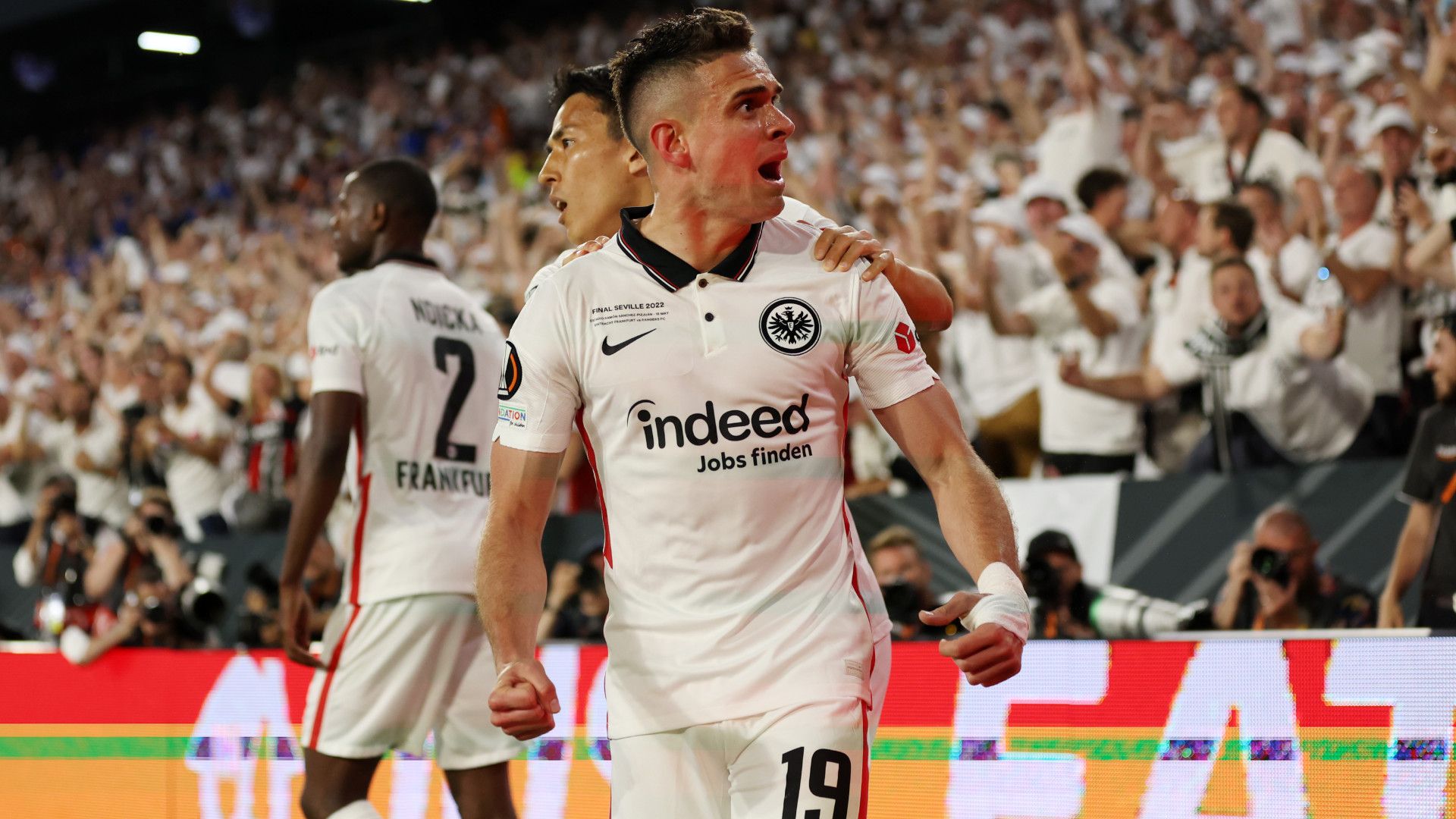 Rafael Santos Borrè Eintracht Frankfurt Rangers Europa League 202122