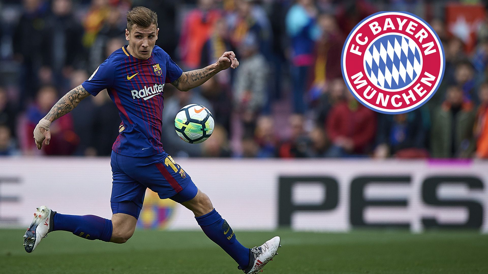 GFX Lucas Digne FC Barcelona FC Bayern München