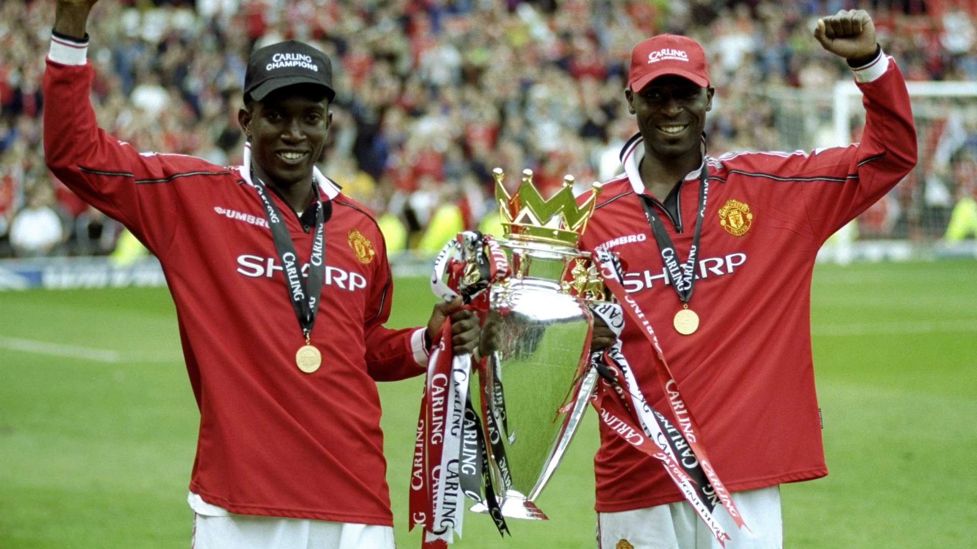Dwight Yorke Andy Cole Manchester United