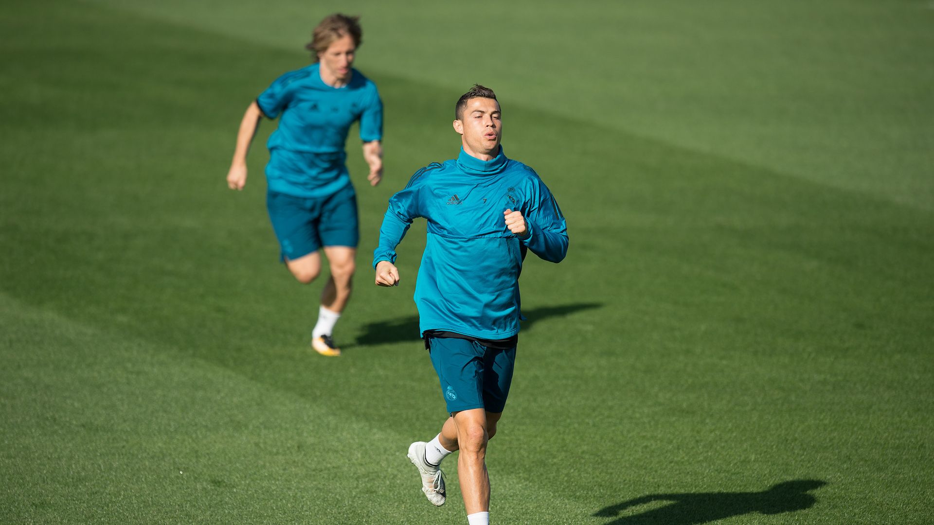 Real Madrid Champions League training