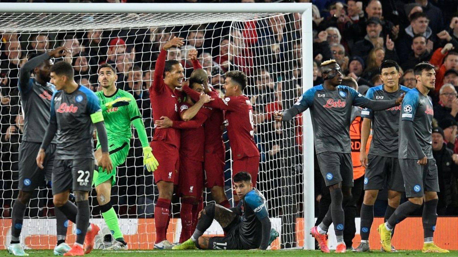 Liverpool Nápoles Champions League 2022