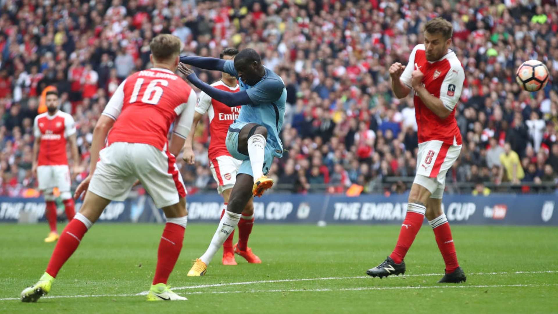 Yaya Toure - Manchester City vs Arsenal FA Cup 2016-17
