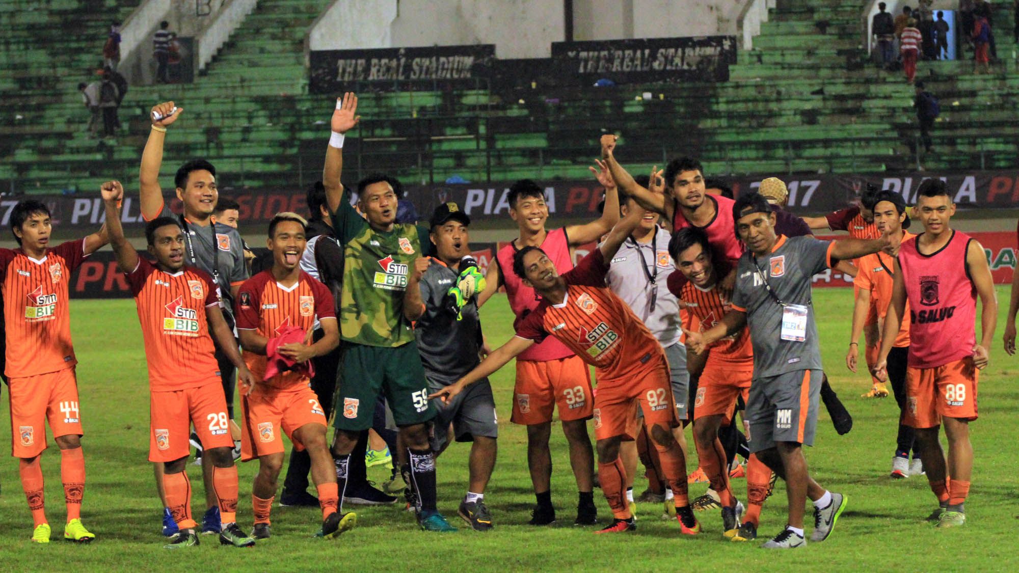 Selebrasi Pusamania Borneo FC