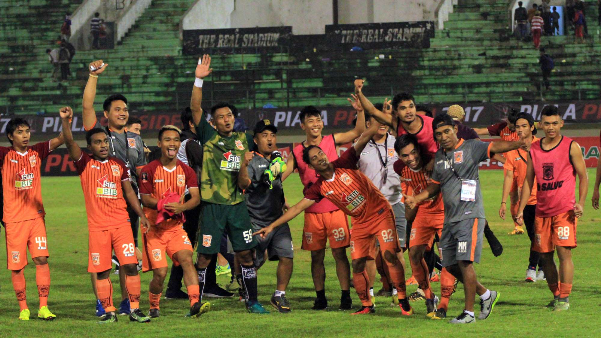 Selebrasi Pusamania Borneo FC