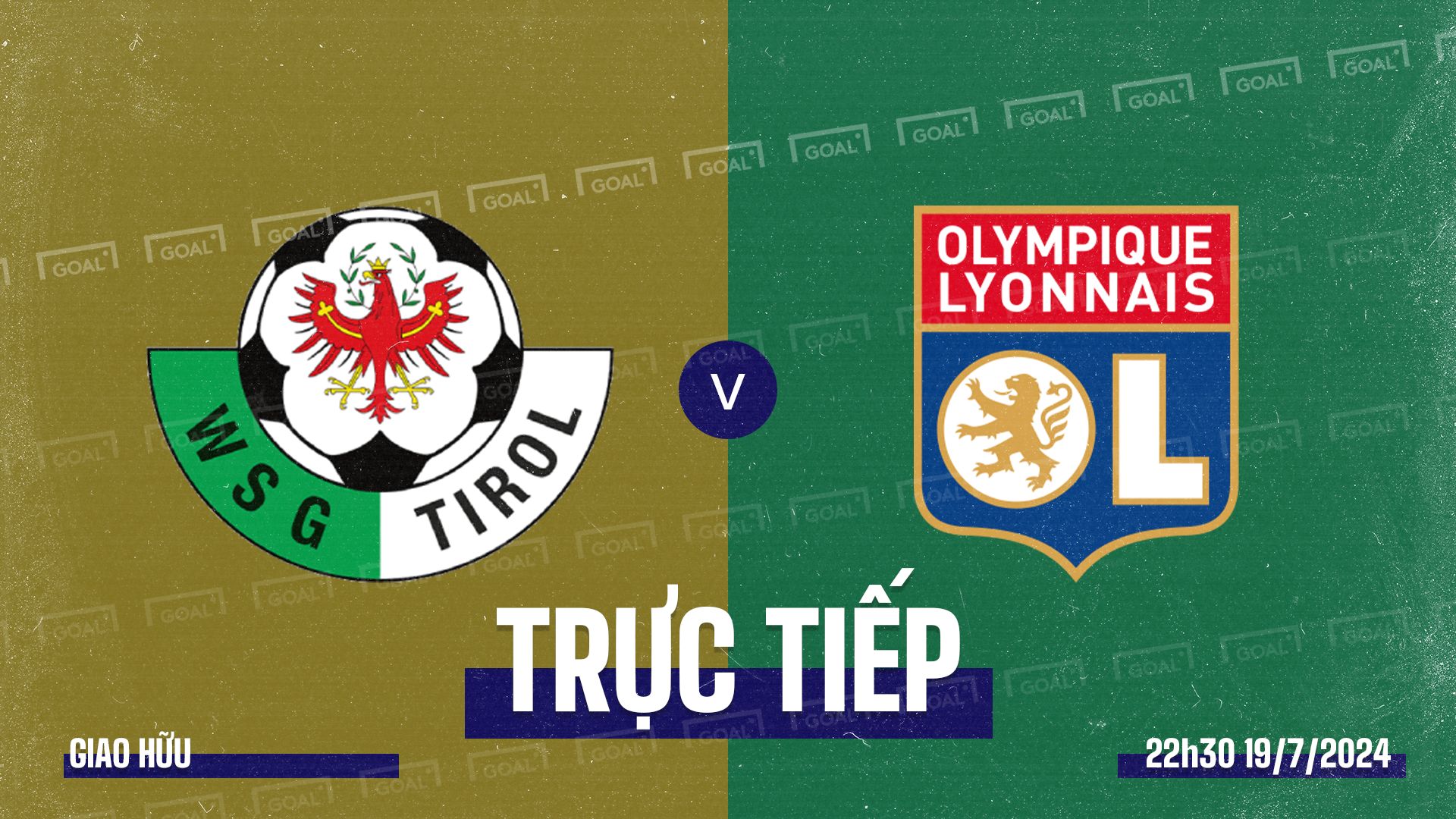 WSG Tirol vs Lyon 2024 GFX