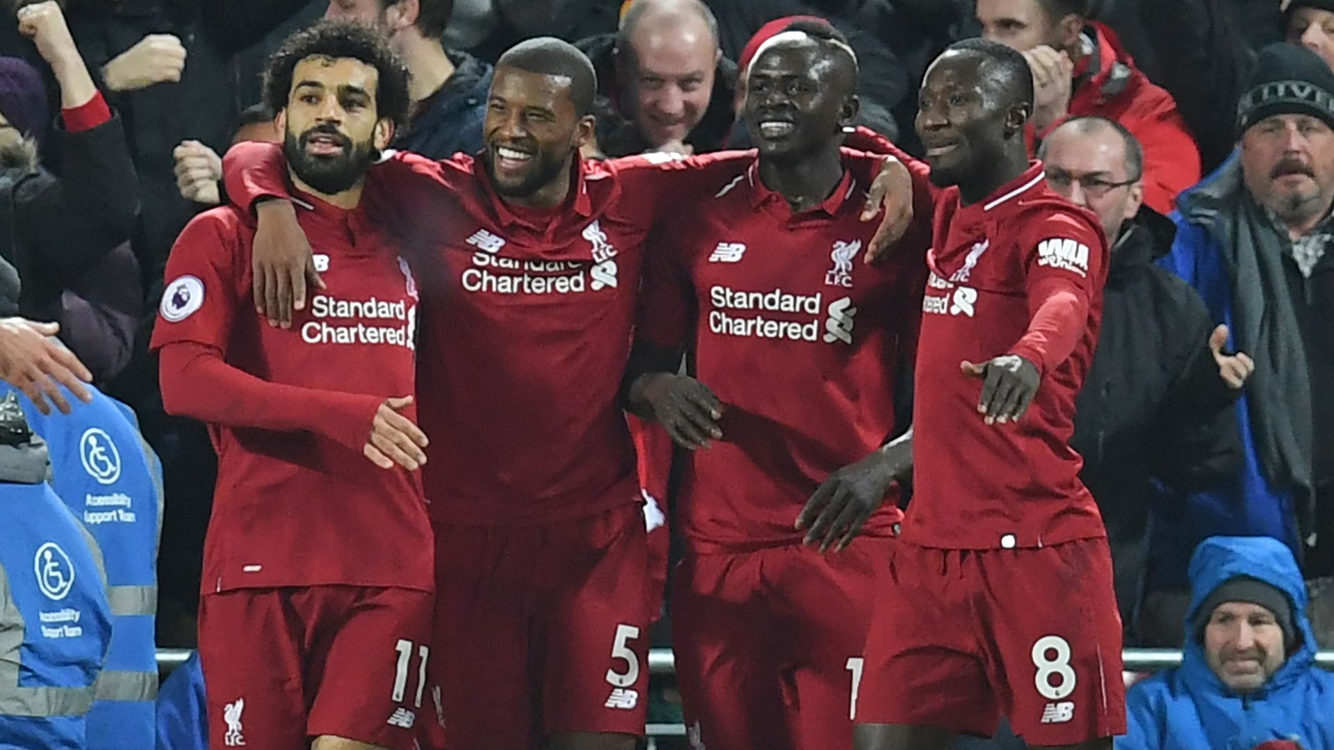 Liverpool Salah Wijnaldum Keita Mane 16122018