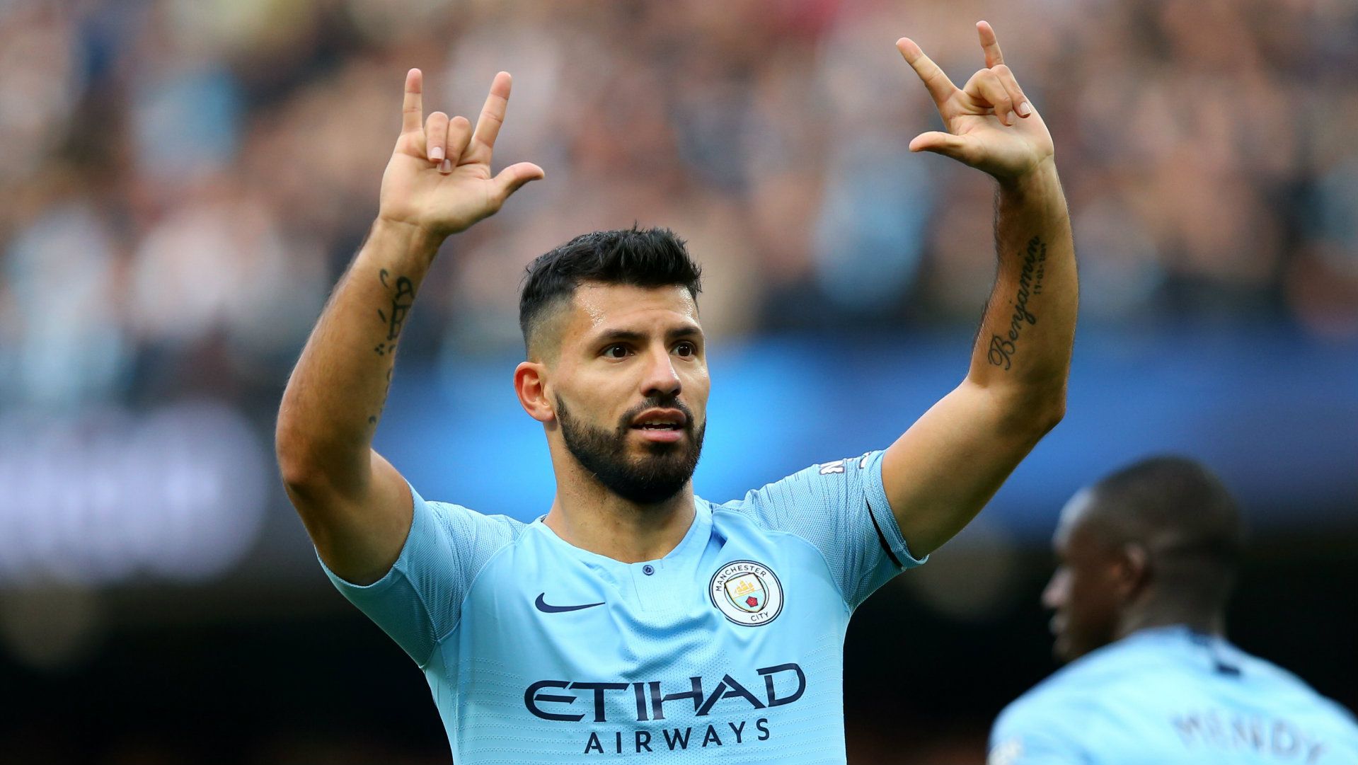 Sergio Aguero Man City vs Southampton Premier League 2018-19