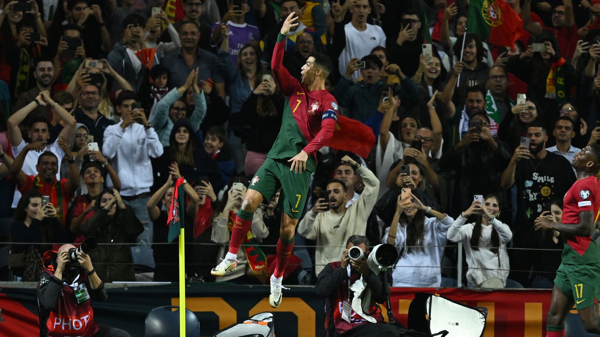 Cristiano Ronaldo celebration Portugal