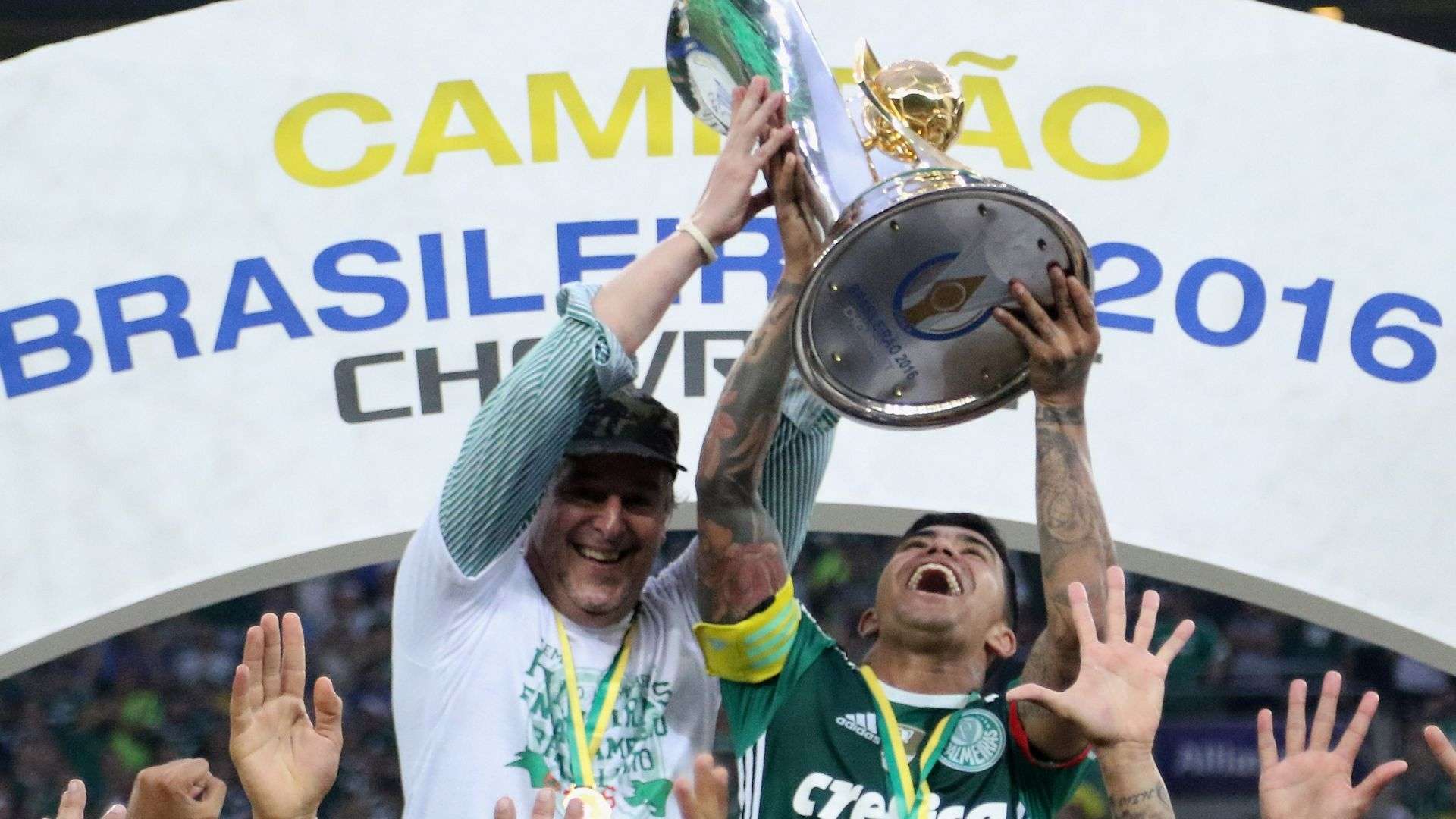Palmeiras 2016 campeão Brasileirão Paulo Nobre Dudu