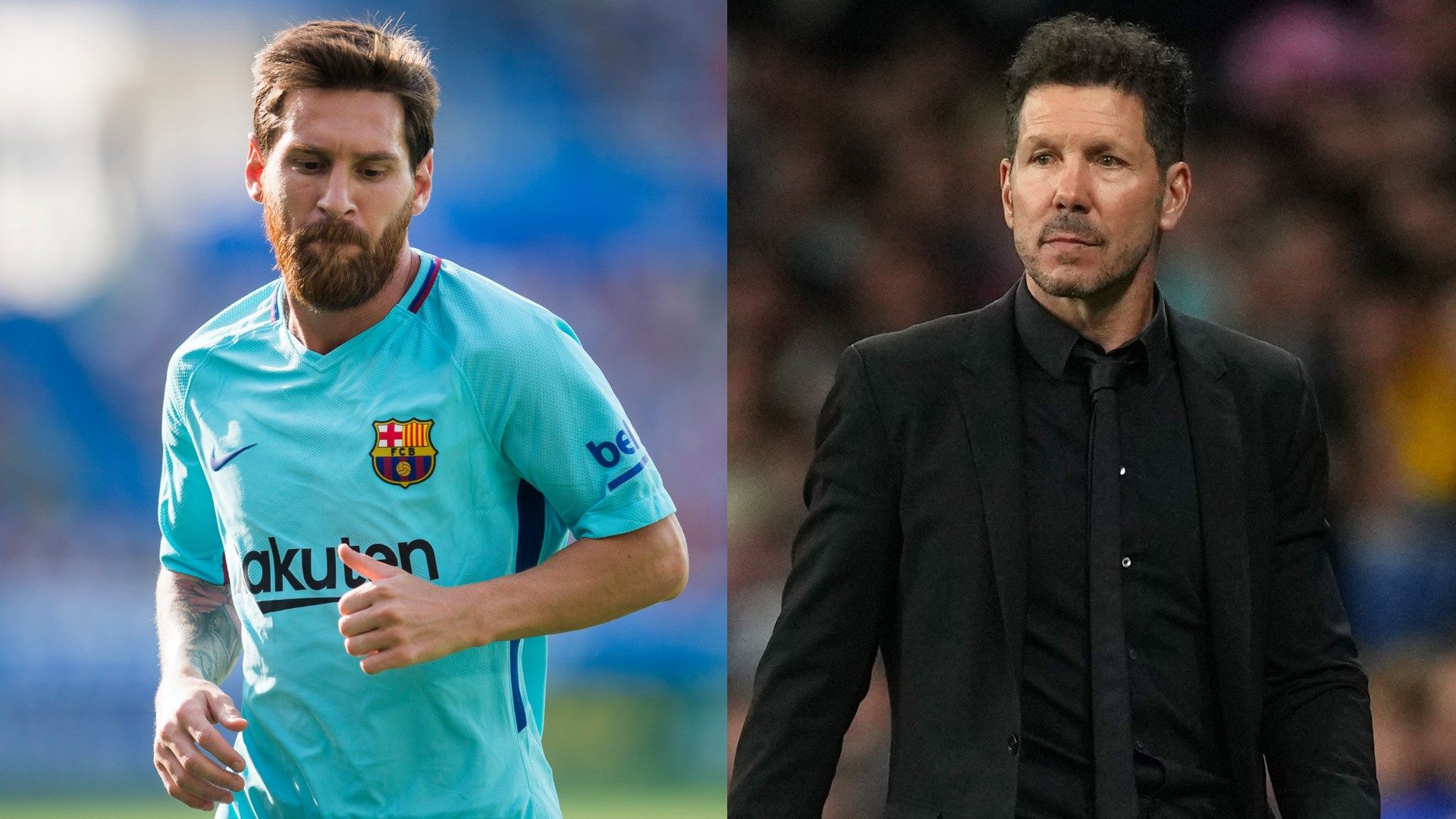 Lionel Messi Diego Simeone Barcelona Atletico Madrid