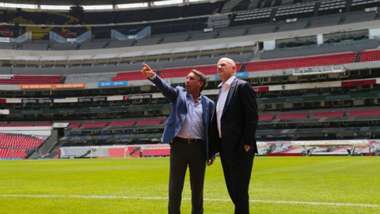 Gianni Infantino Emilio Azcarraga Estadio Azteca