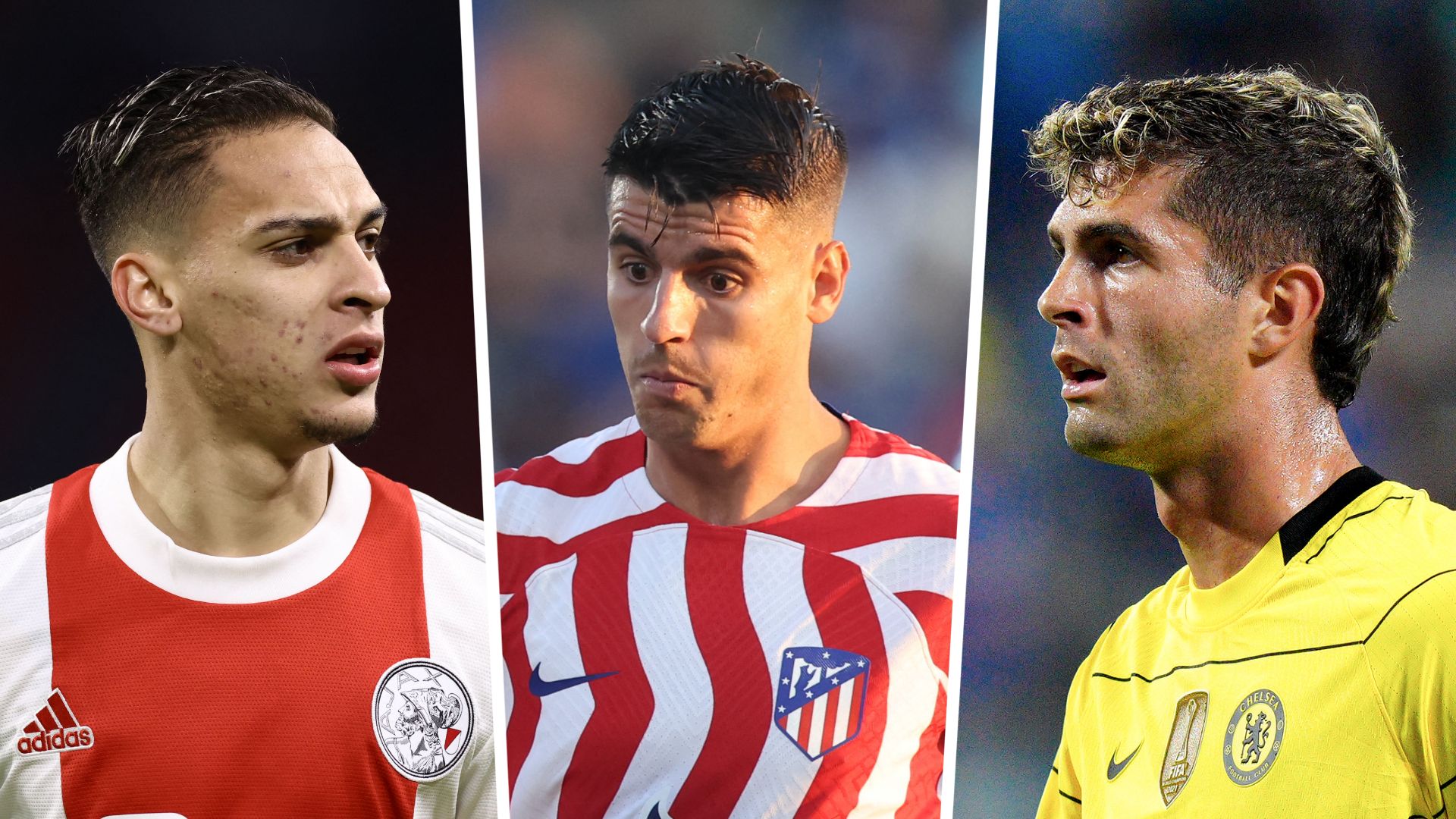 GFX Info Antony Alvaro Morata Christian Pulisic