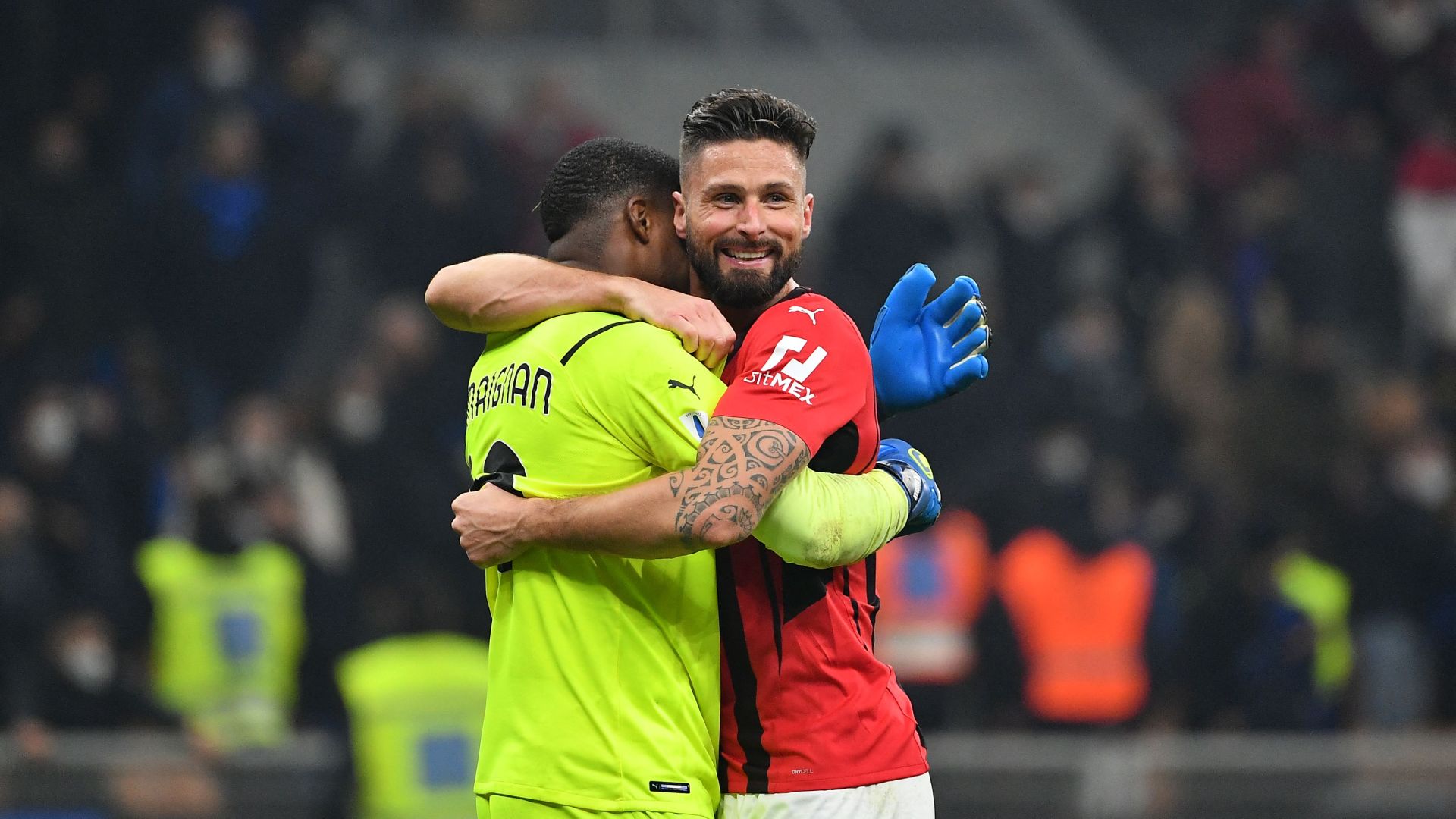 AC Milan Mike Maignan Olivier Giroud