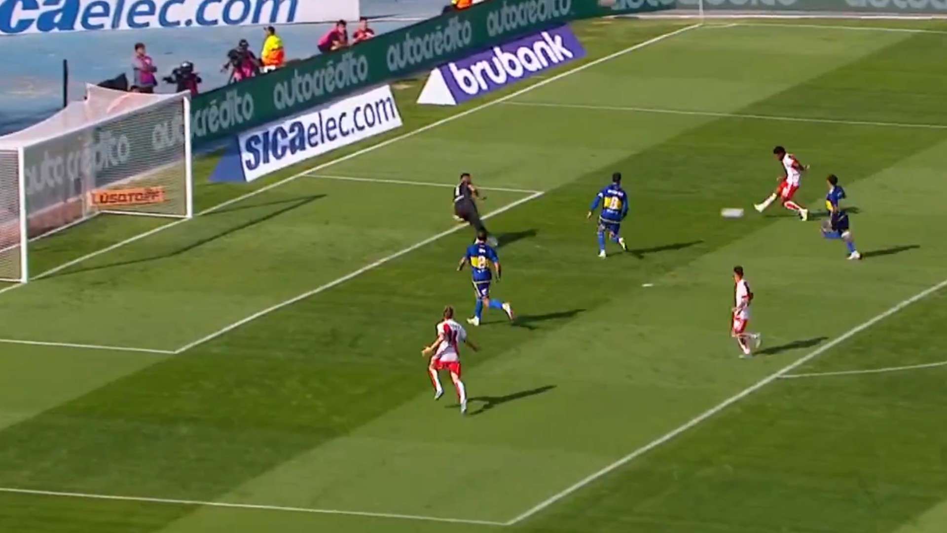 Captura Gol River Boca Miguel Borja Copa Liga Profesional 21042024