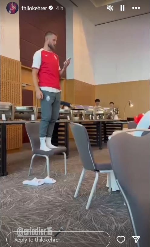 Eric Dier singing instagram/thilokehrer