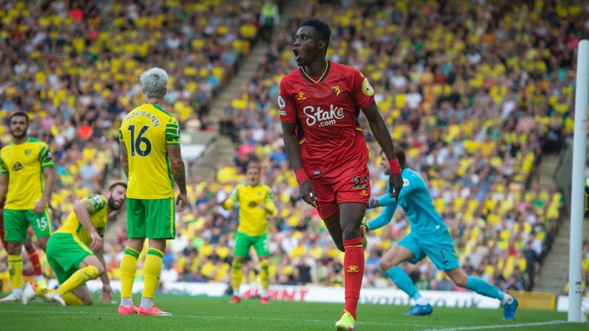Ismaïla Sarr of Senegal and Norwich City.