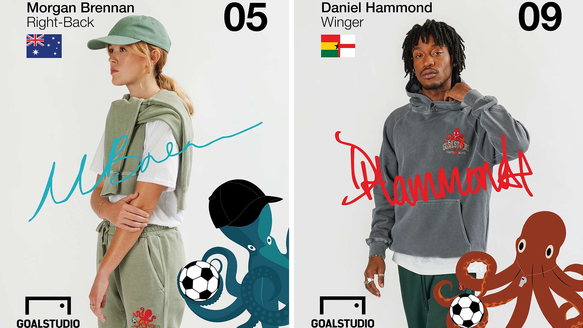 Percival x GOALSTUDIO capsule collection