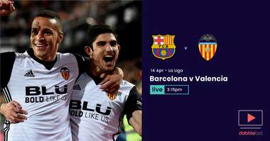 Barca Valencia La Liga graphic