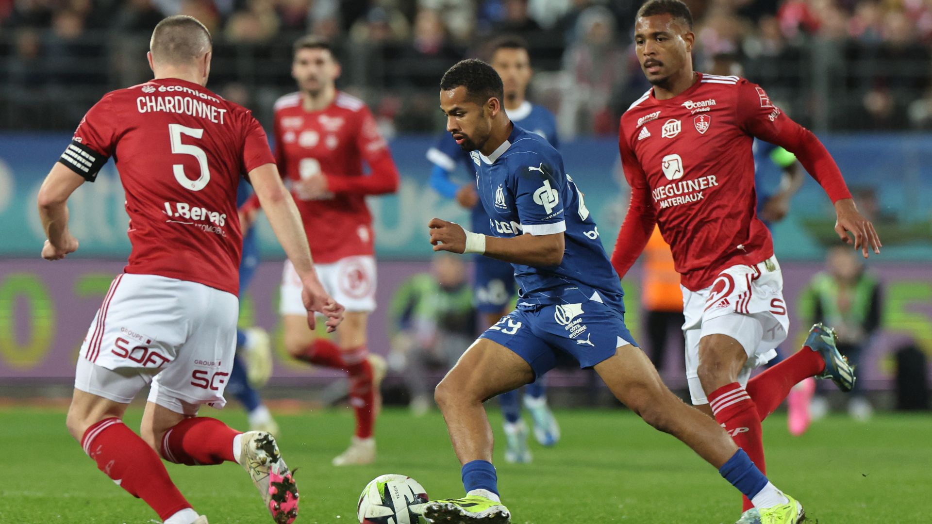 Iliman Ndiaye Brest Marseille Ligue 1 18022024