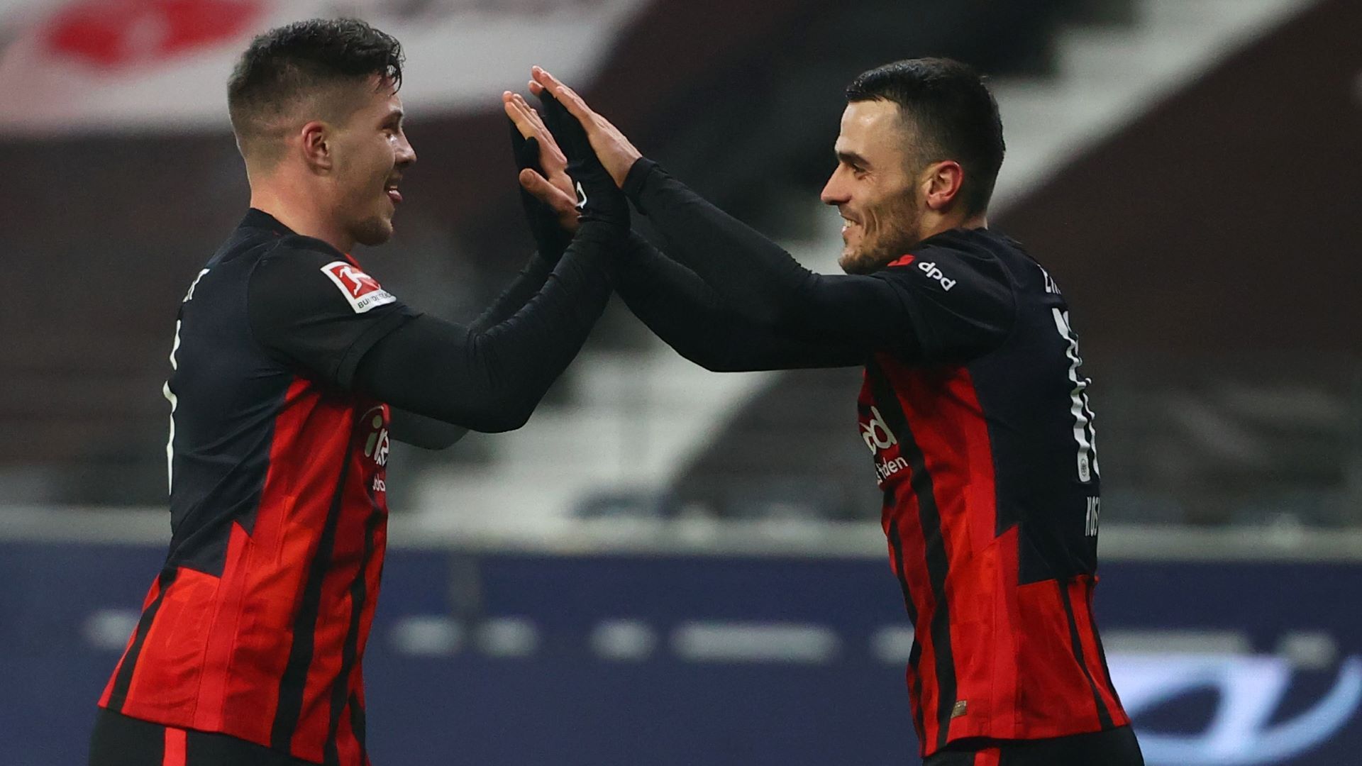 Eintracht Frankfurt Kostic Jovic Jubel