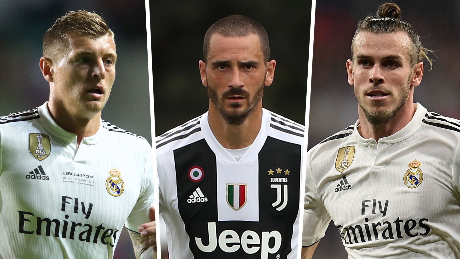 Kroos Bonucci Bale Manchester United