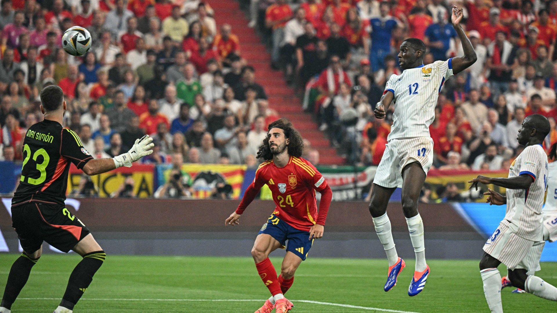 Marc Cucurella Randal Kolo Muani Spain France Euro 2024