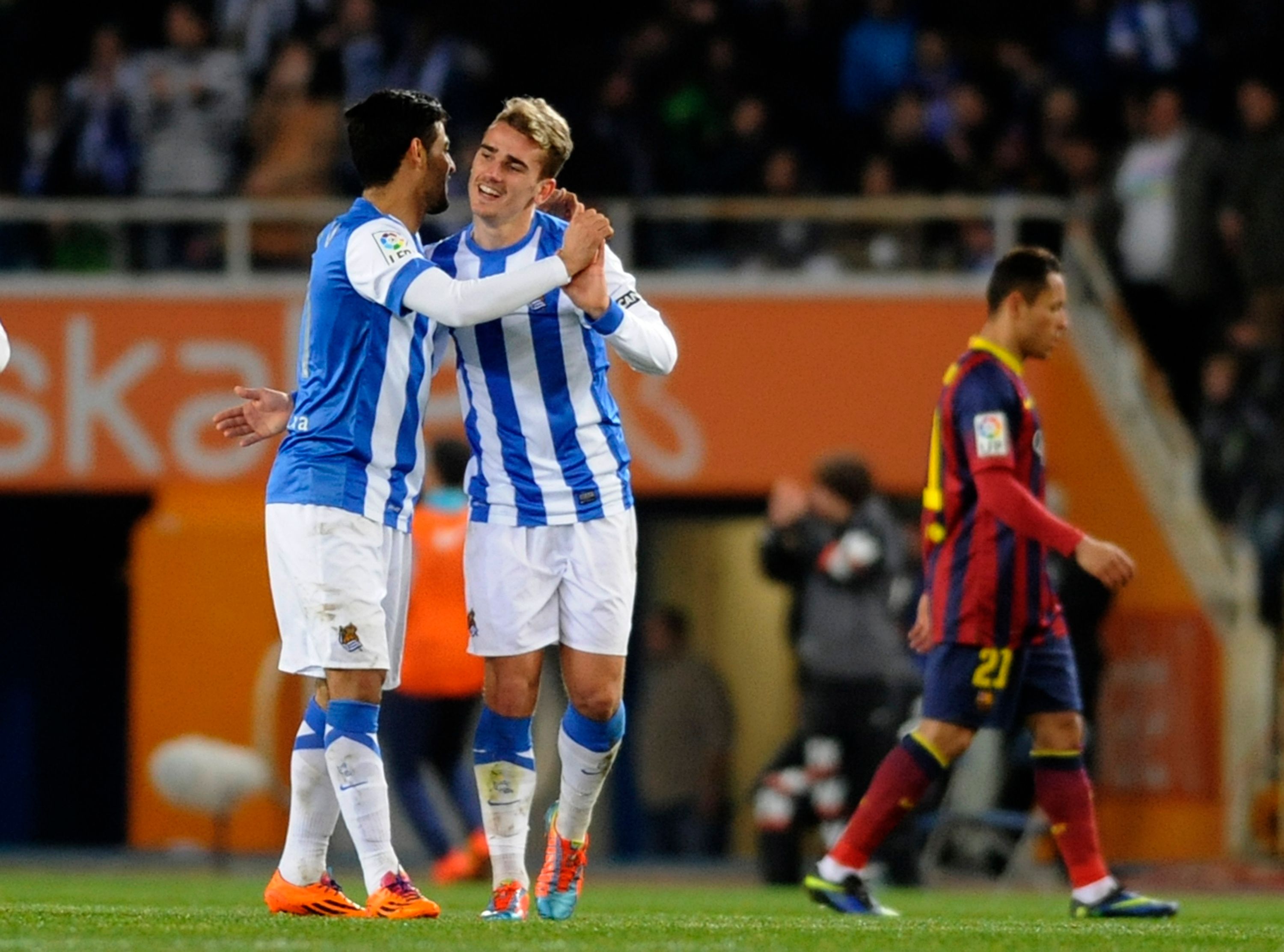 Real Sociedad pair Carlos Vela and Antoine Griezmann