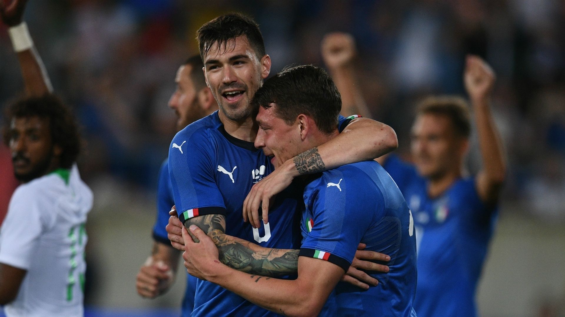 Alessio Romagnoli Andrea Belotti Saudi Arabia Italy 05282018