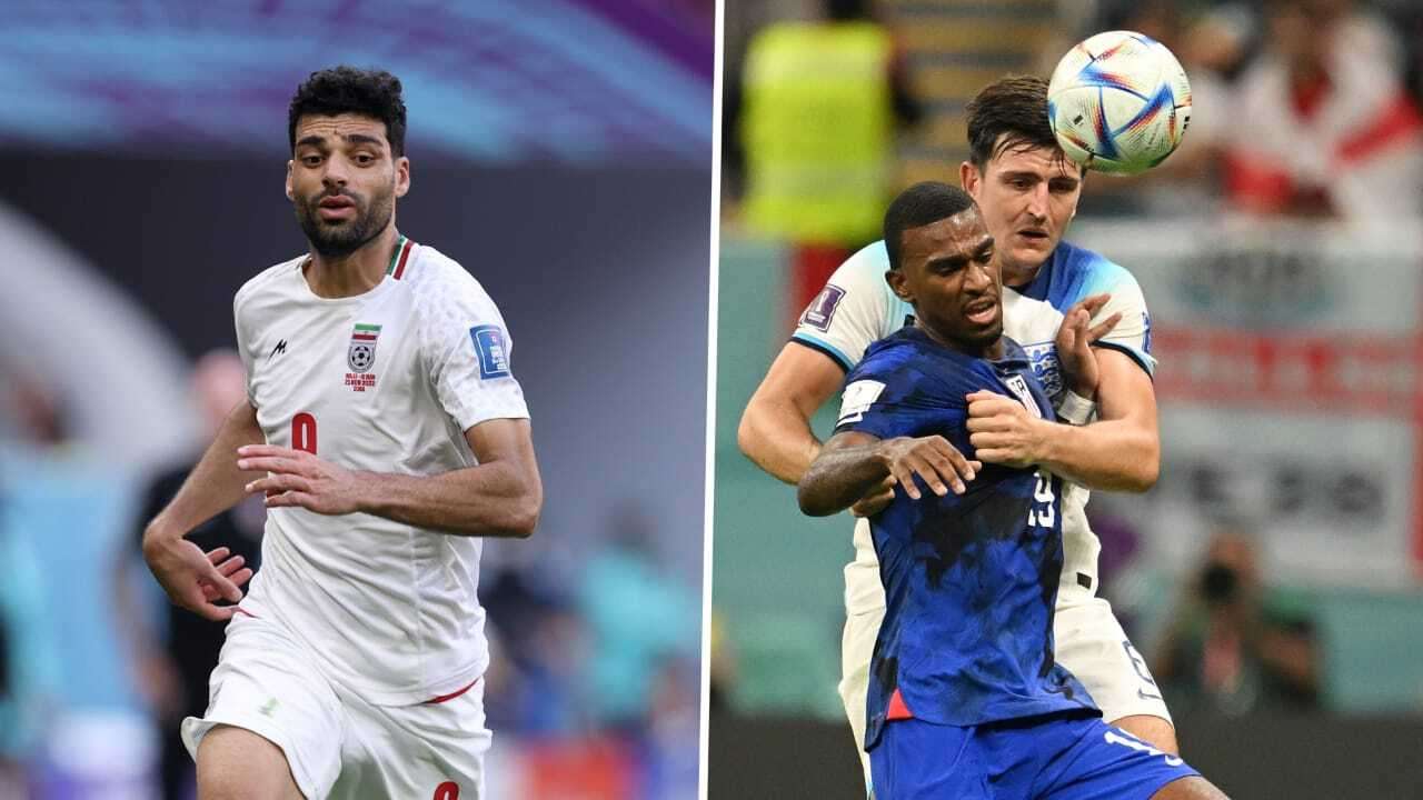 Mehdi Taremi and Harry Maguire