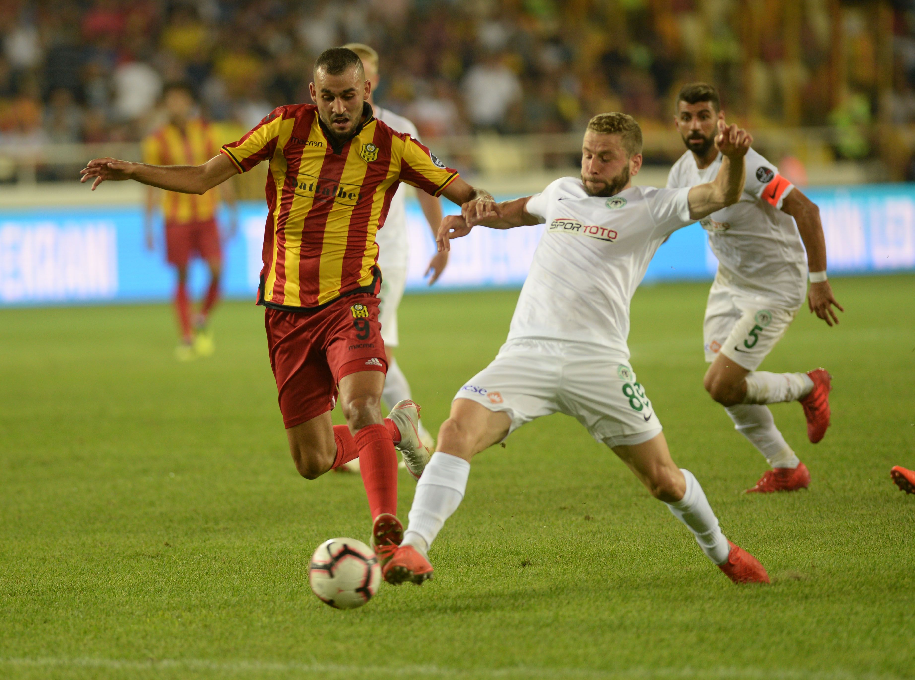 Khalid Boutaib Nejc Skubic Yeni Malatyaspor Konyaspor Super Lig 08/31/18