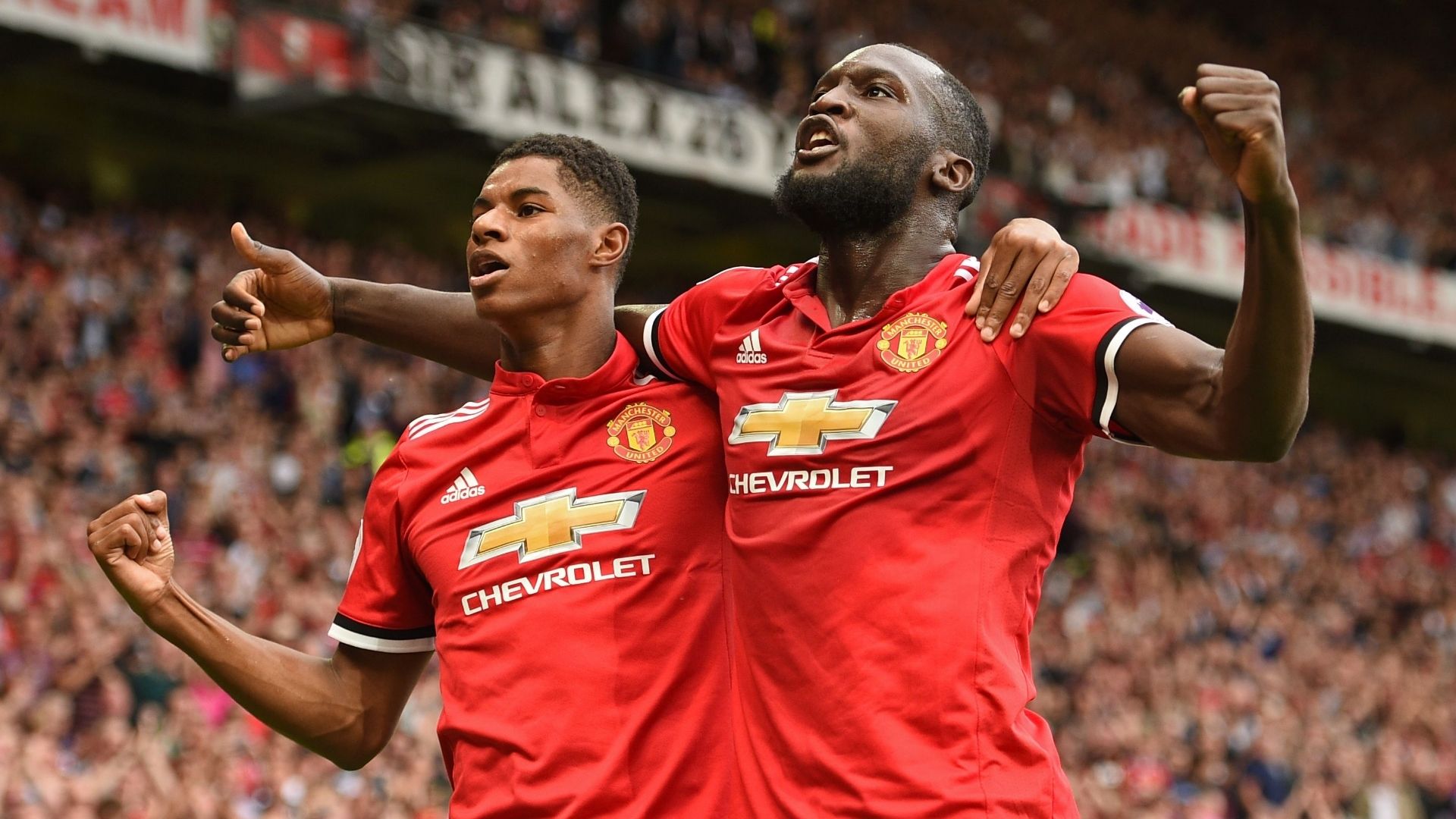 Marcus Rashford, Romelu Lukaku, Man Utd
