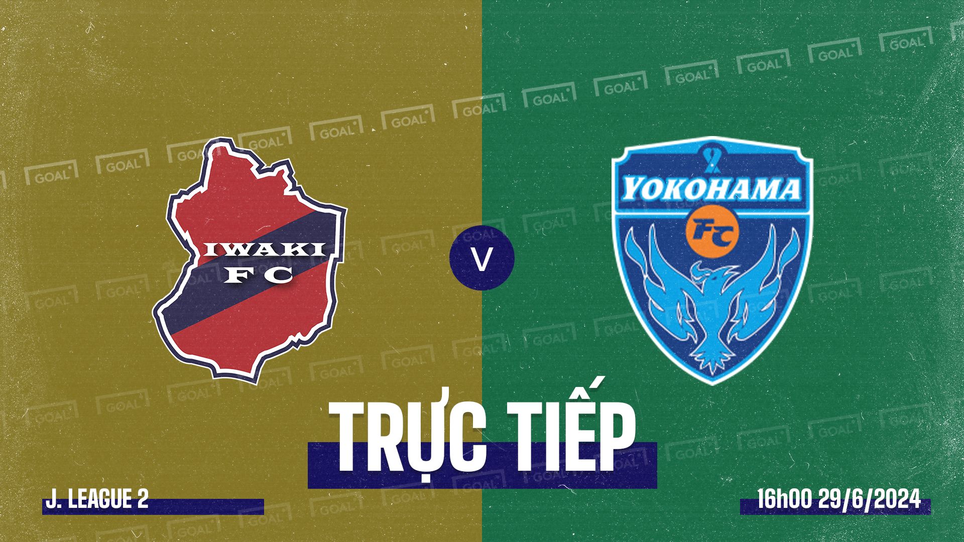 Iwaki FC vs Yokohama FC J League 2 2024 GFX