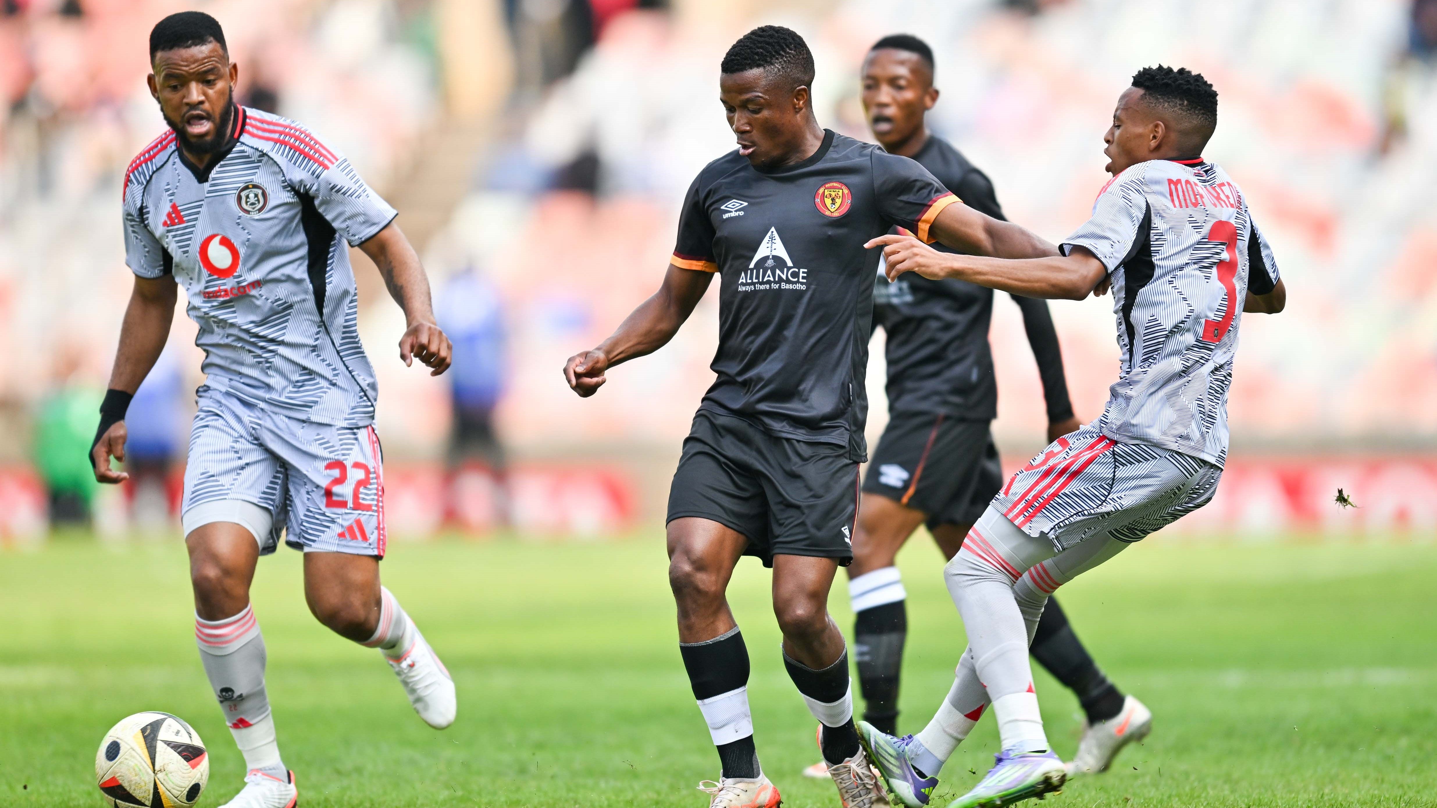 Kamohelo Moroane, Lioli FC, Relebohile Mofokeng, Sipho Mbule, Orlando Pirates, September 2025