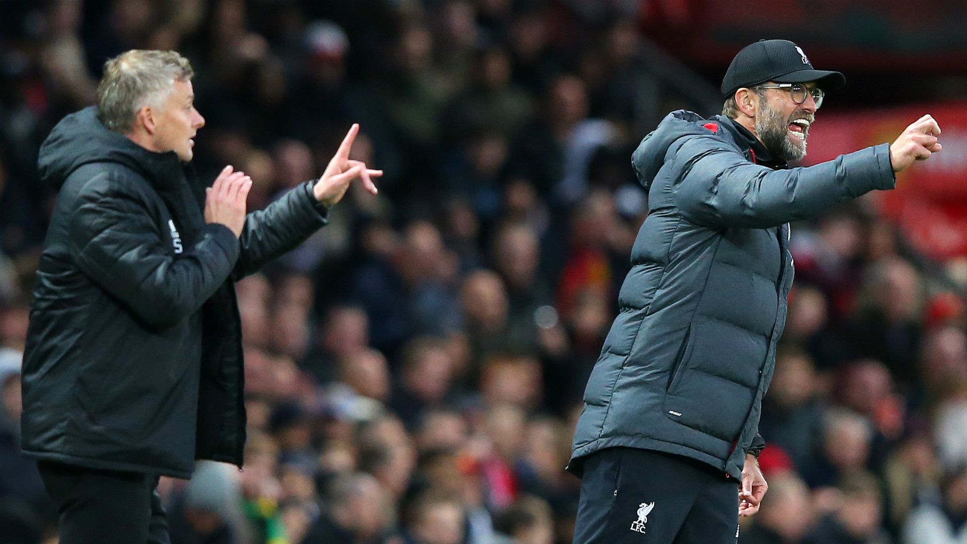 OLE GUNNAR SOLSKJAER MANCHESTER UNITED JÜRGEN KLOPP LIVERPOOL