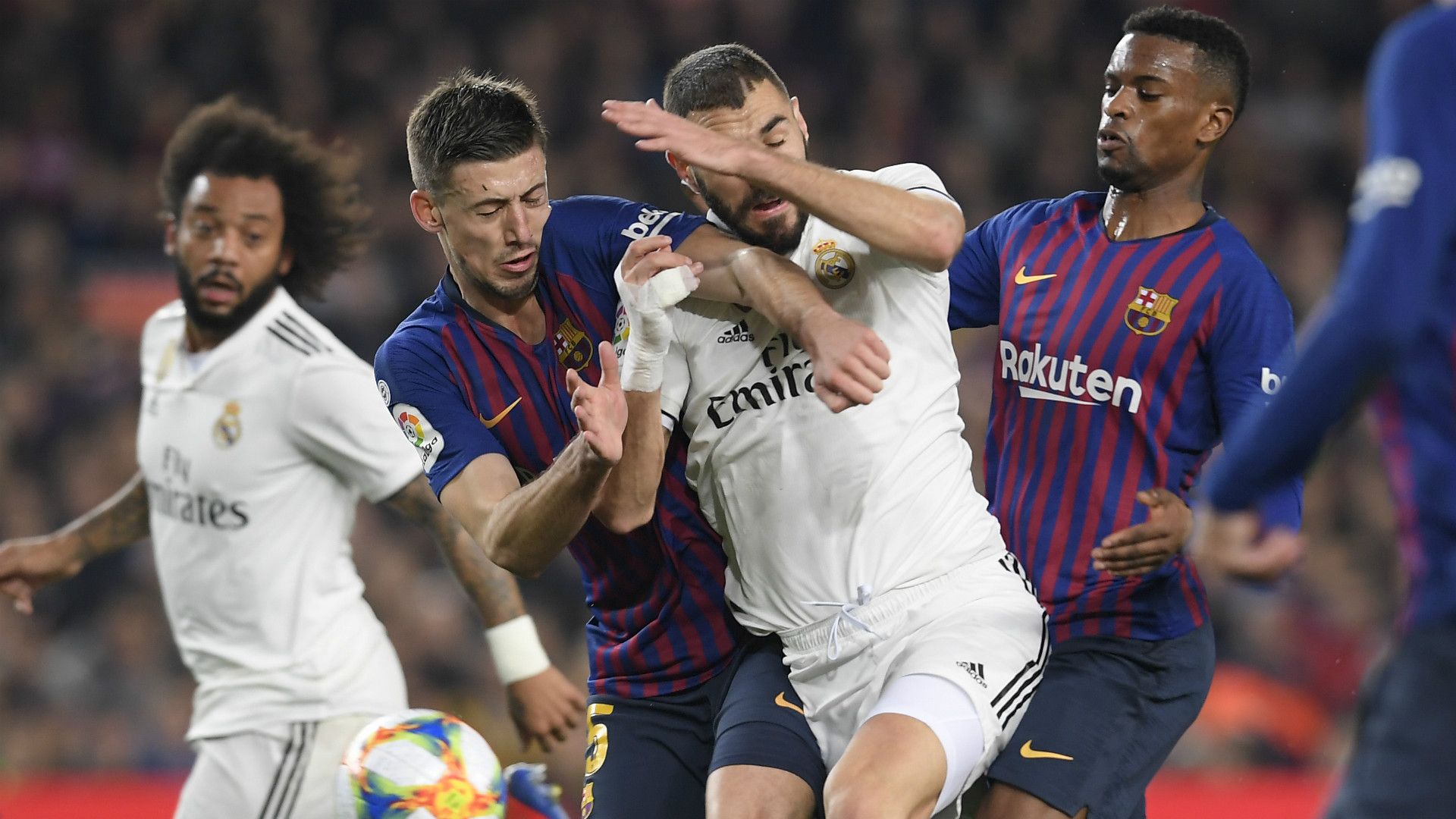 LENGLET BENZEMA SEMEDO BARCELONA REAL MADRID COPA DEL REY