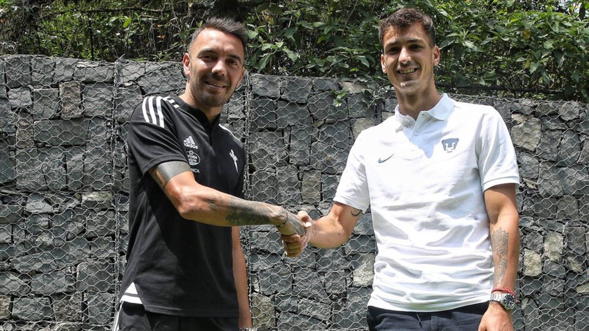 Iago Aspas Juan Dinenno Pumas Celta de Vigo