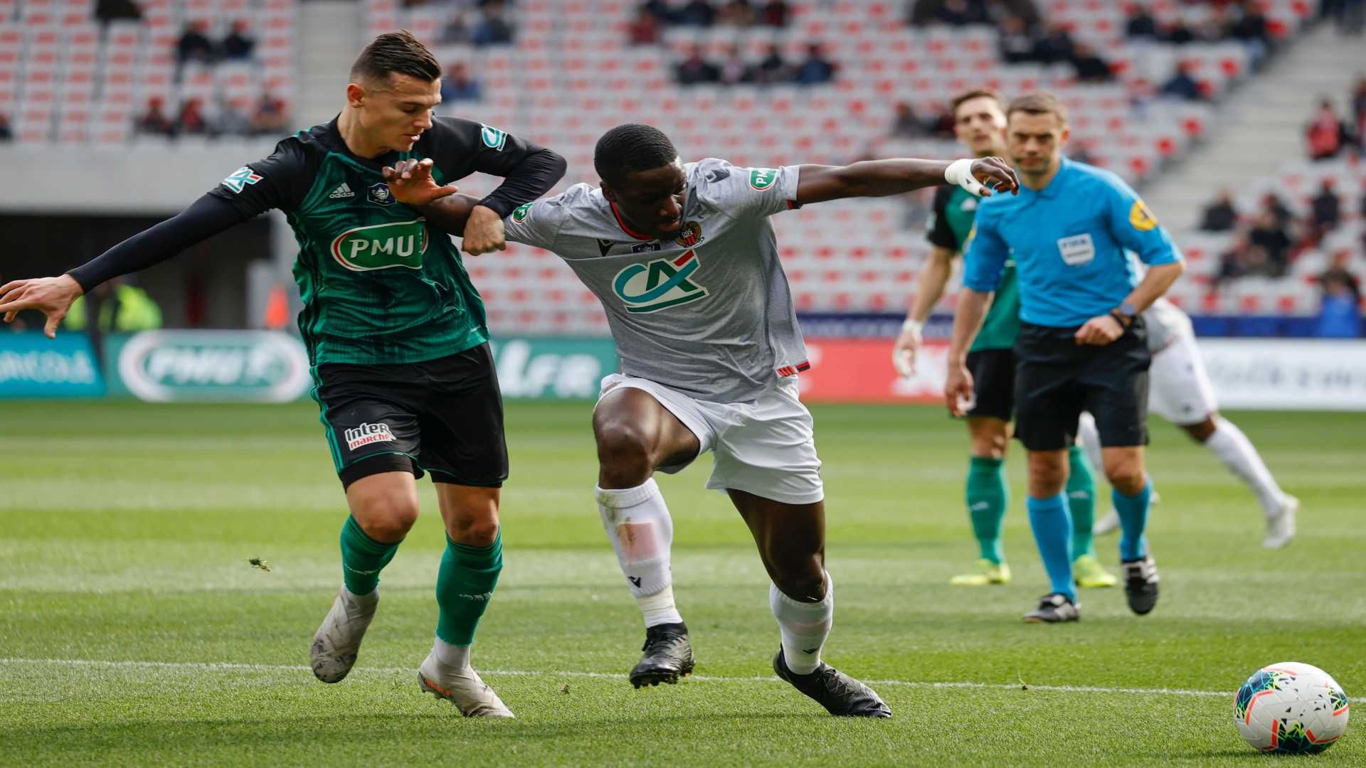Stanley Nsoki Loic Puyo Nice Red Star Coupe de France 18012020